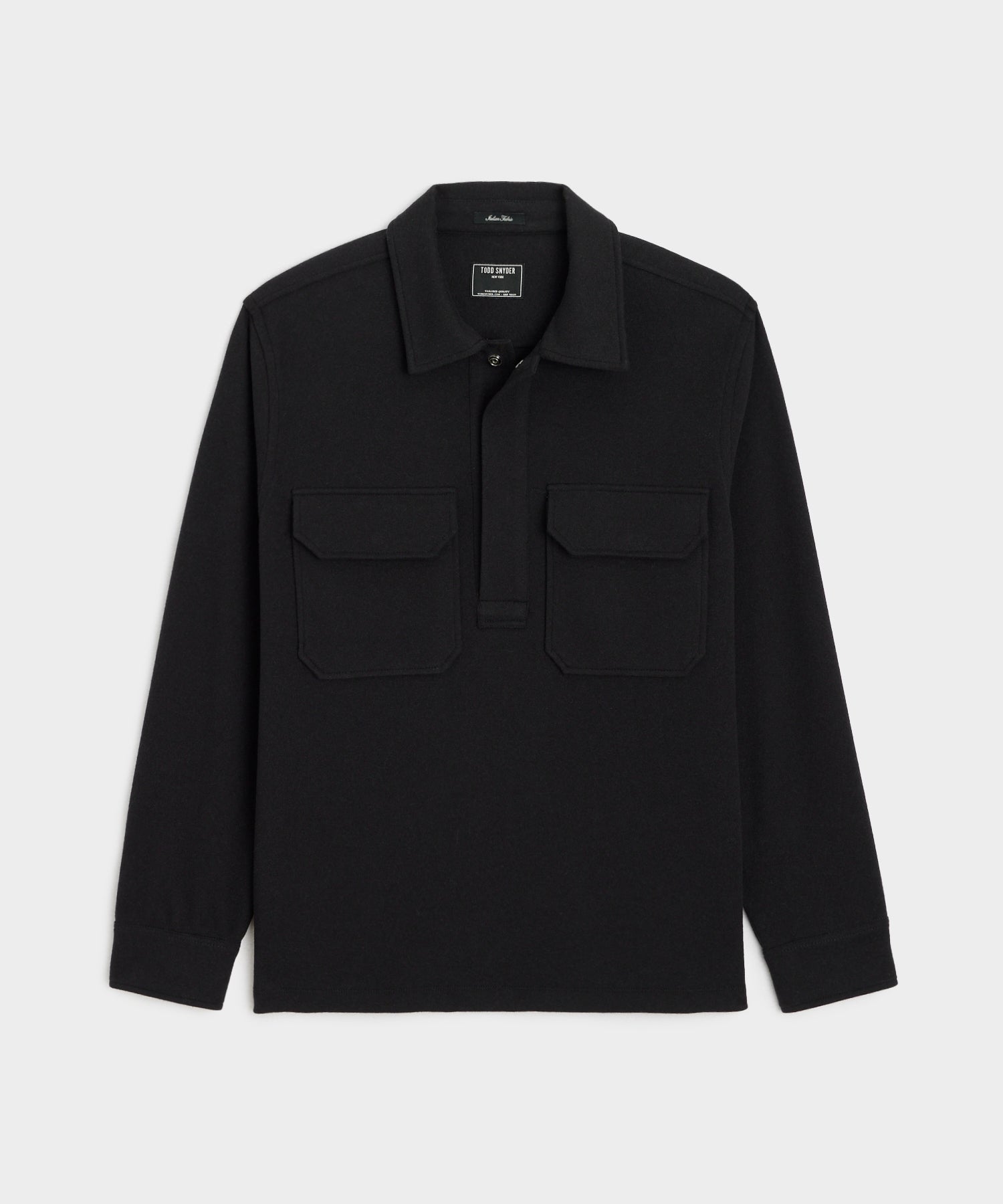 Knit Military Popover