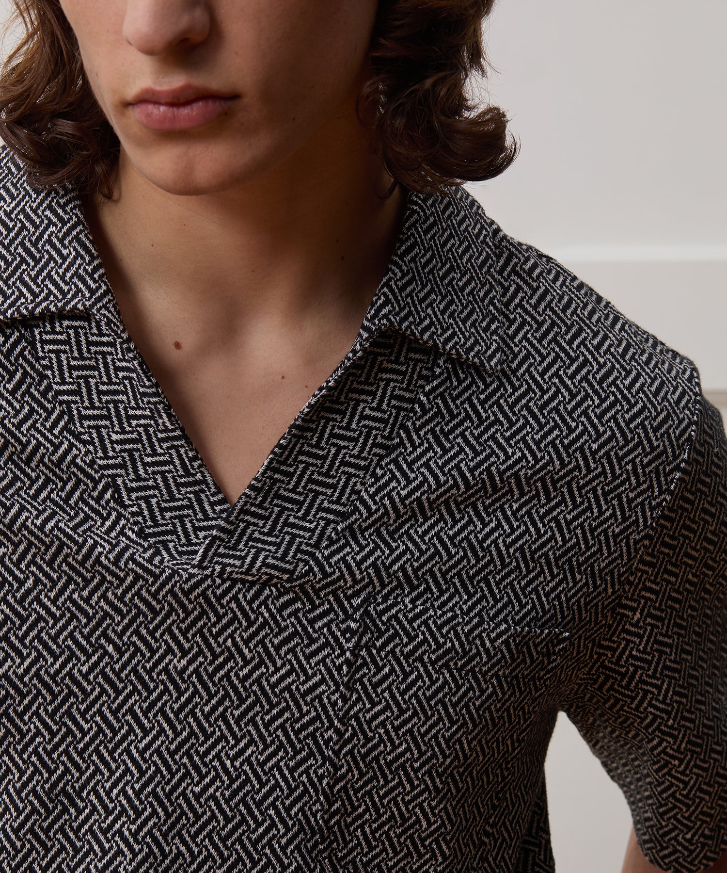 Relaxed Linen-Cotton Pocket Polo - Image 4