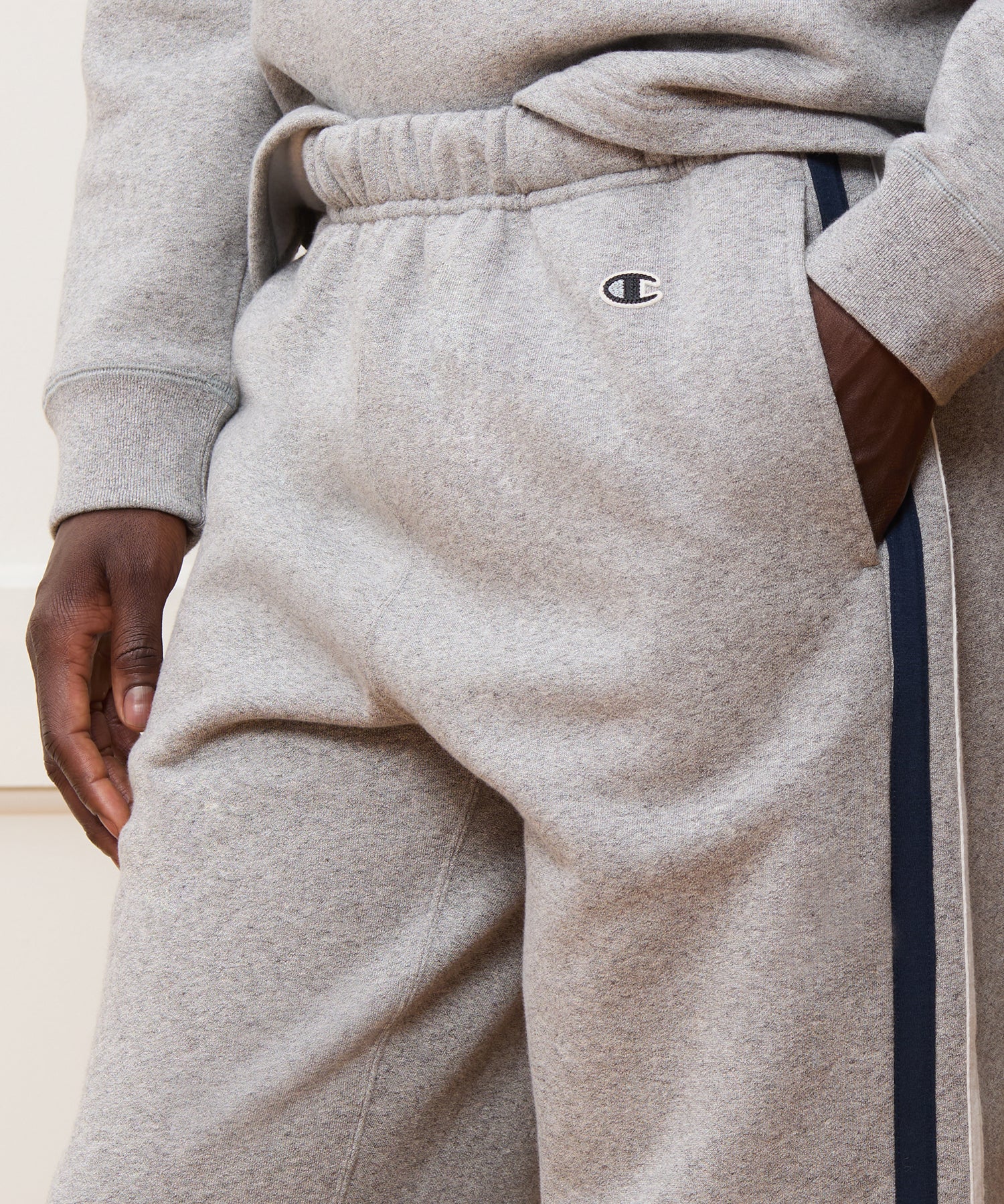 Champion Relaxed Fleece Striped Sweatpant - Image 5