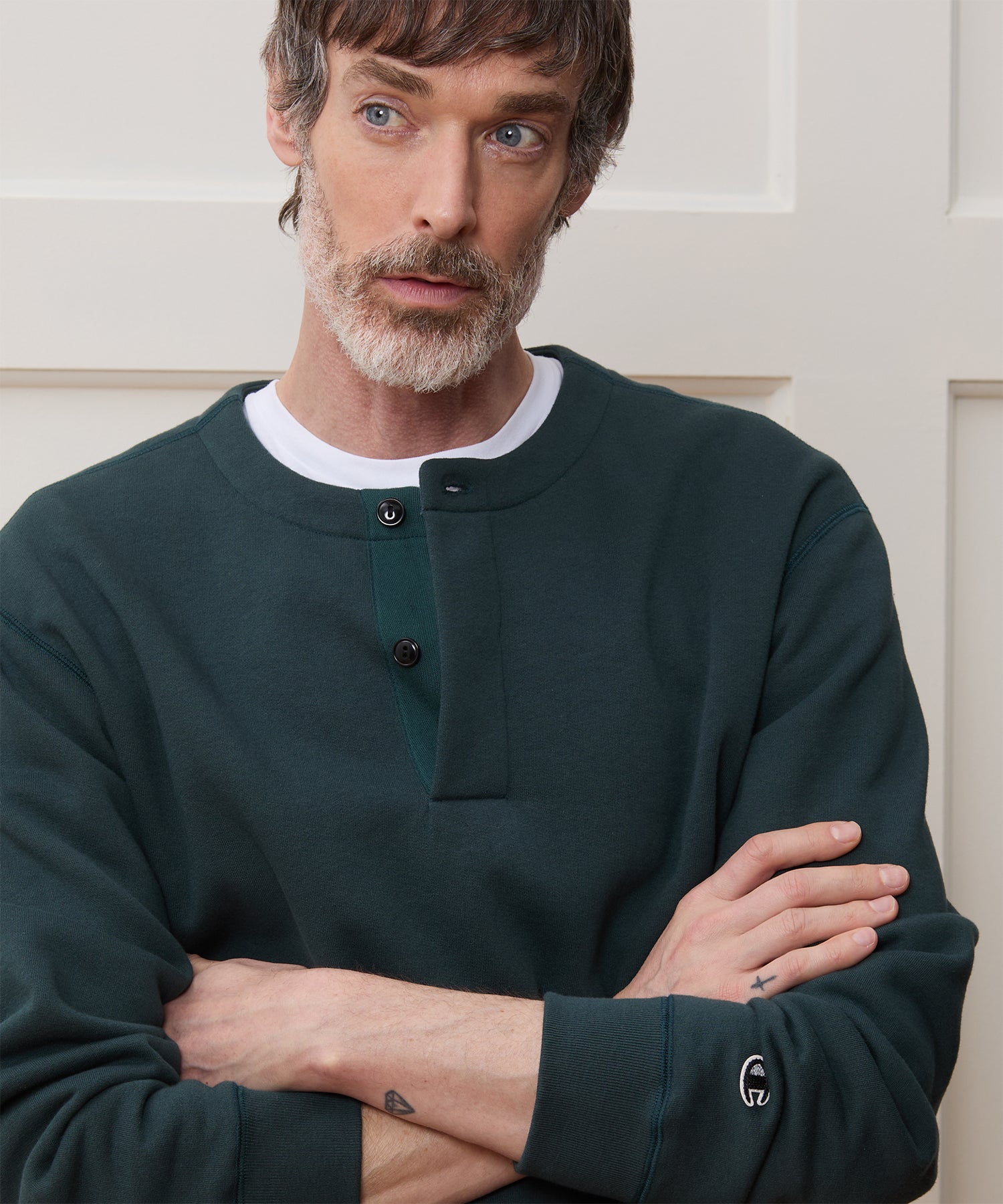 Champion Henley Sweatshirt - Image 4