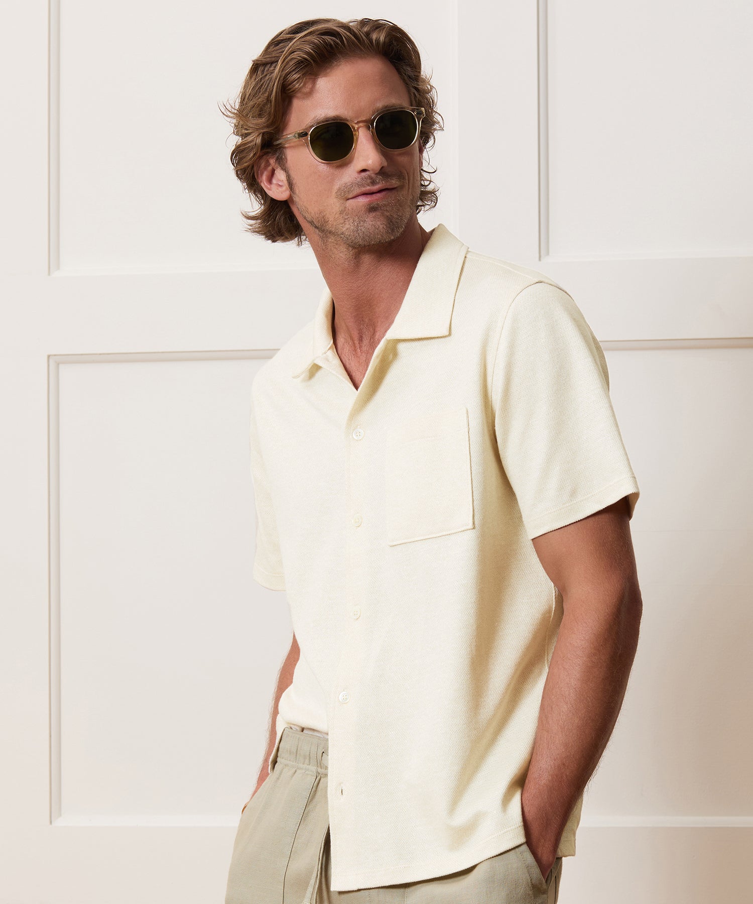 Linen-Cotton Polo - Image 2