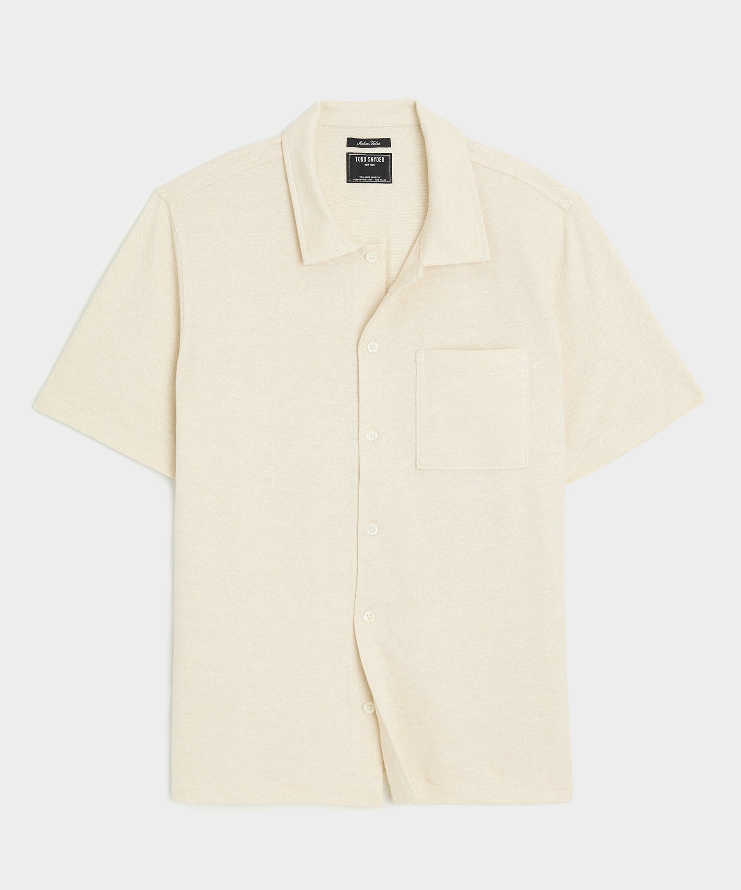 Linen-Cotton Polo