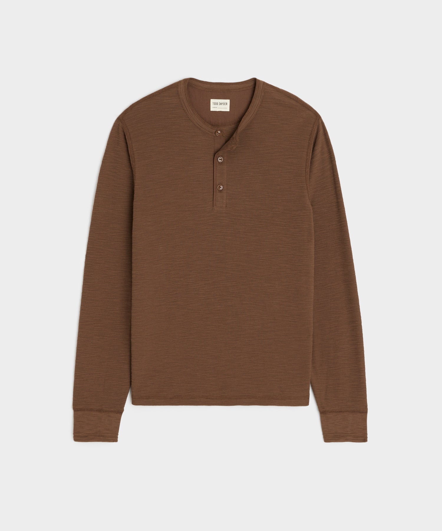 Lightweight Mini Waffle Henley
