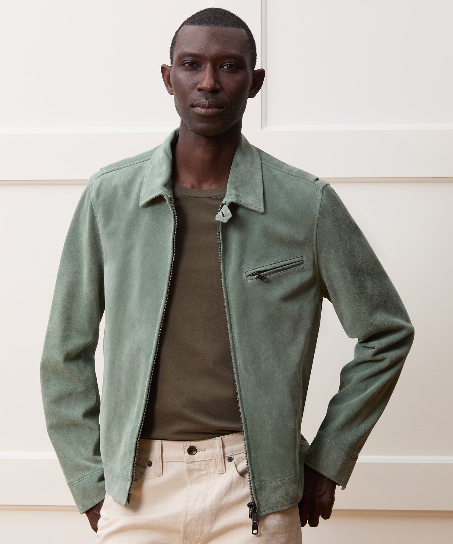 Italian Suede Dean Jacket - Image 2