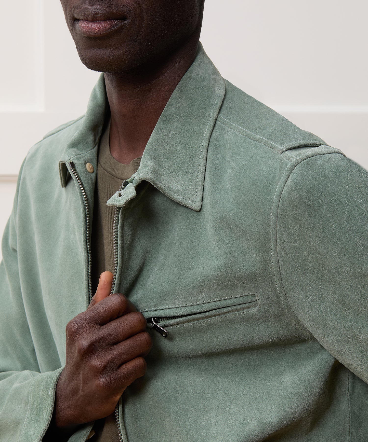 Italian Suede Dean Jacket - Image 5
