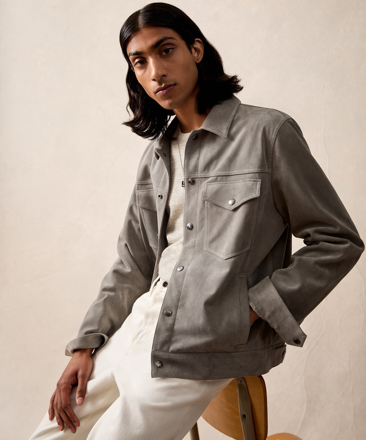 Italian Suede Dylan Jacket - Image 2