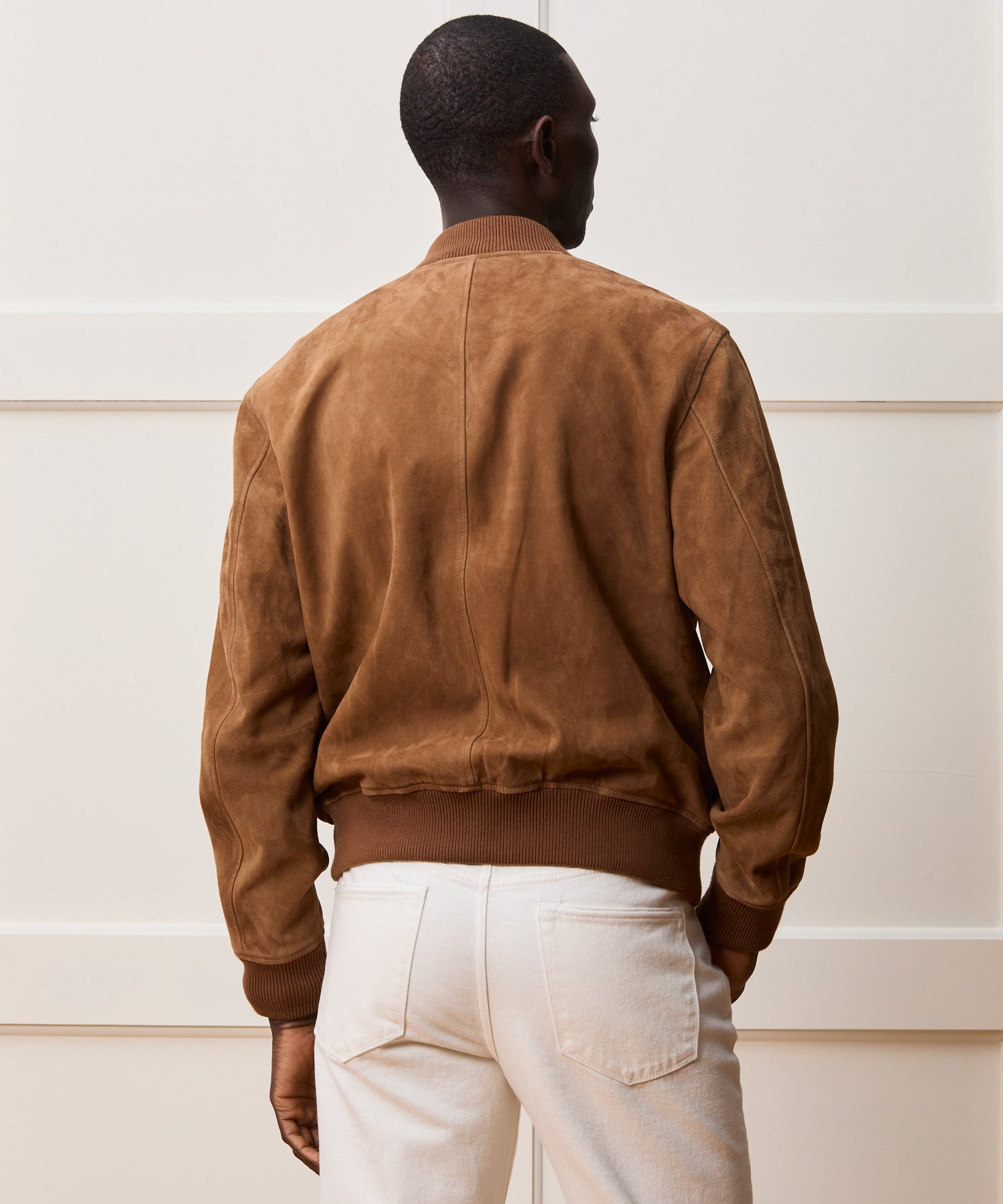 Italian Suede Aviator Jacket - Image 4