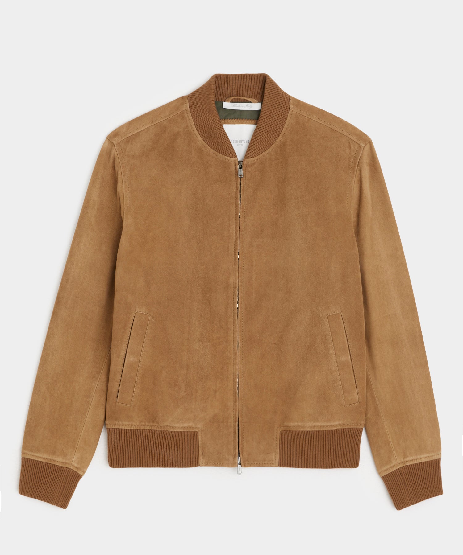 Italian Suede Aviator Jacket