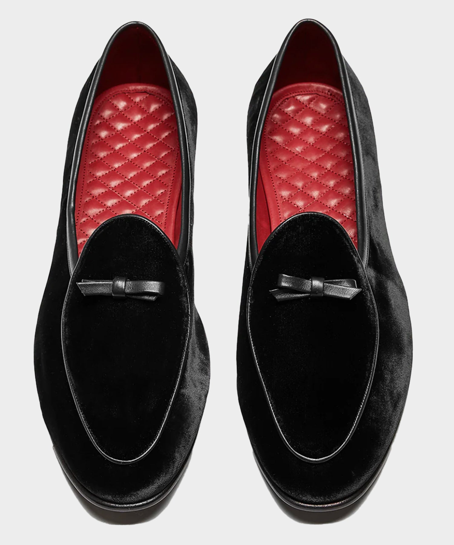 Baudoin & Lange Sagan Velvet Bow Loafer - Image 3