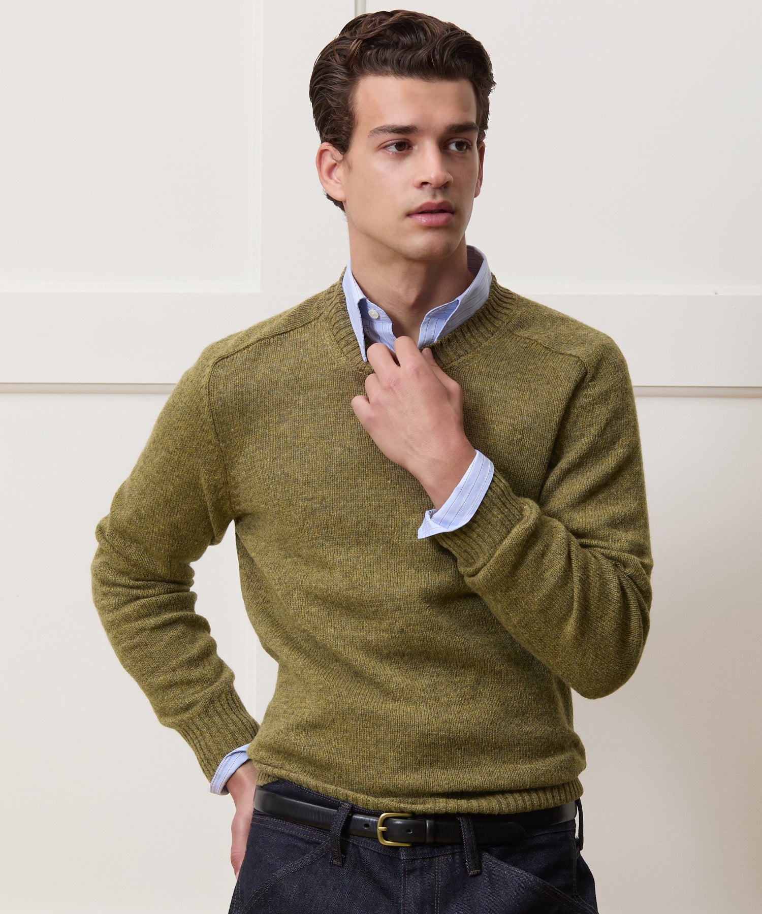 Italian Wool Crewneck Sweater - Image 2