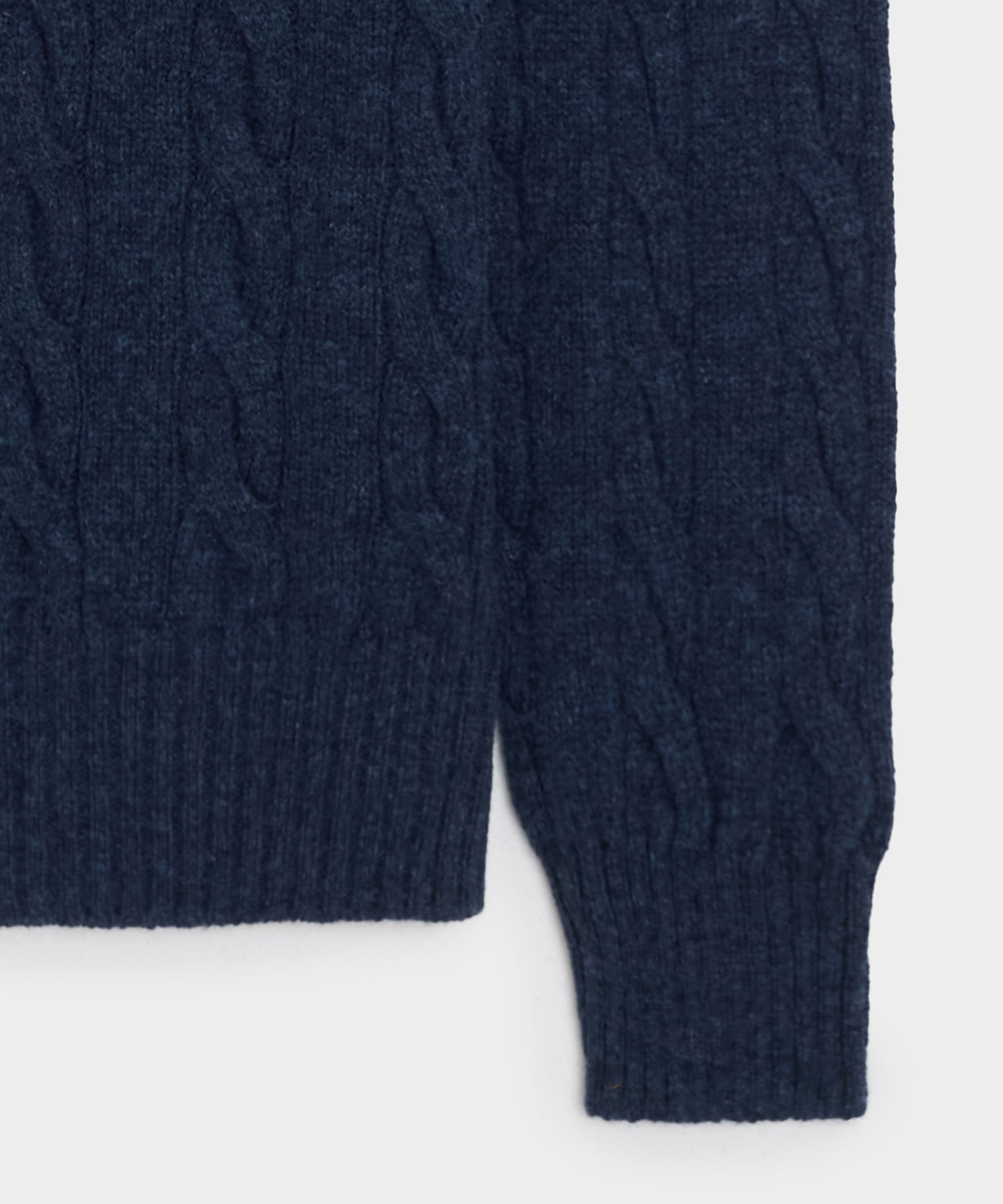 Italian Wool Cable Knit Sweater - Image 7