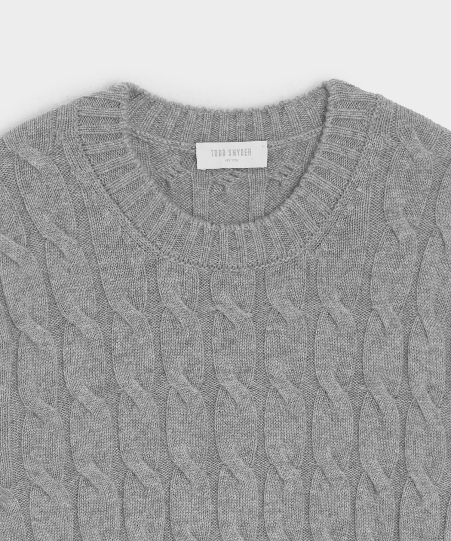 Italian Cashmere Cable Knit Sweater - Image 6