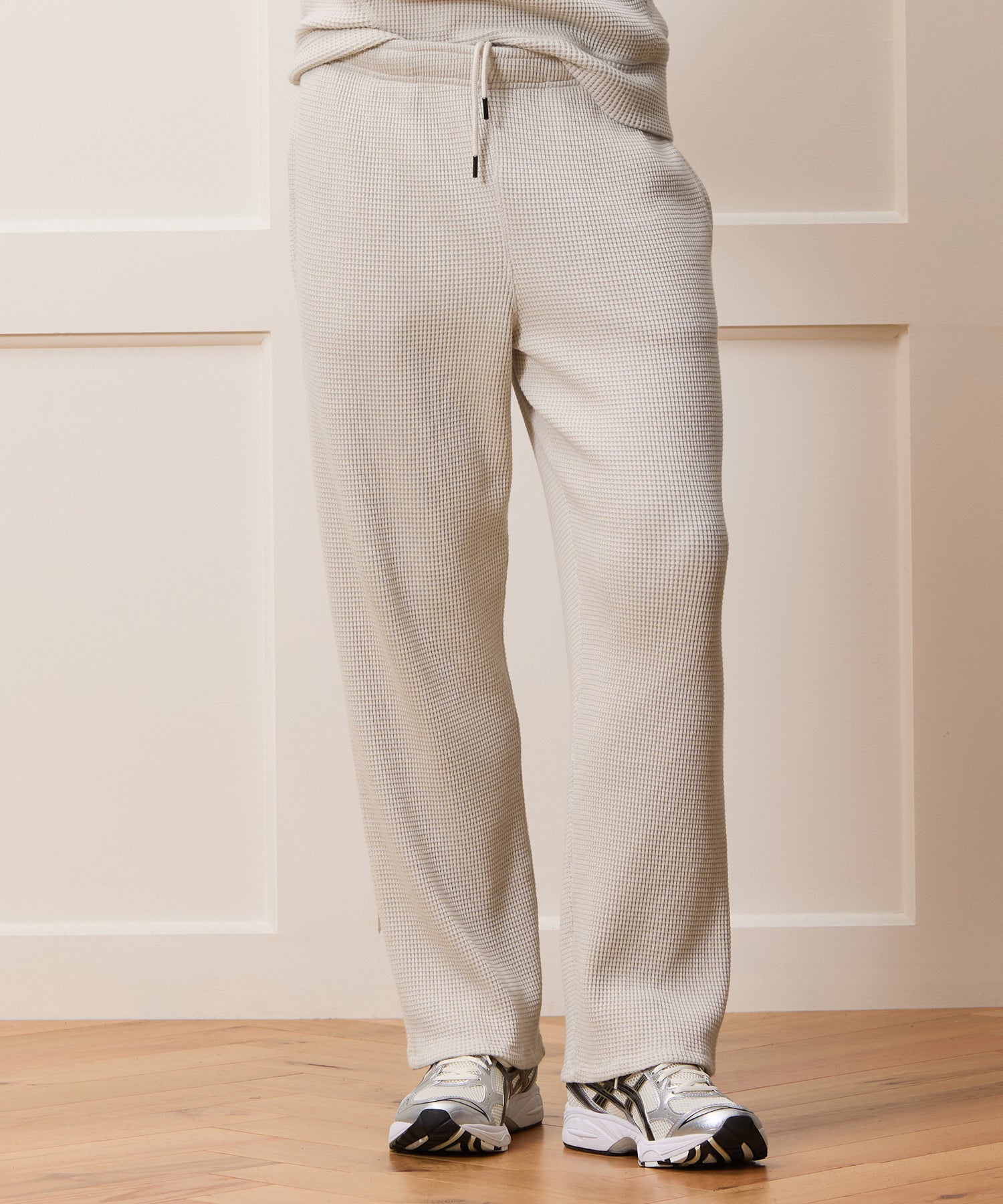 Relaxed Portuguese Cotton Waffle Sweatpant - Image 2