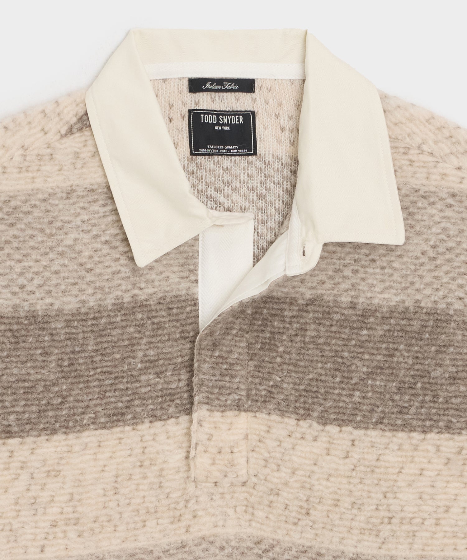 Brushed Mohair Rugby Polo - Image 6