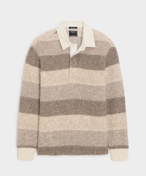 Brushed Mohair Rugby Polo