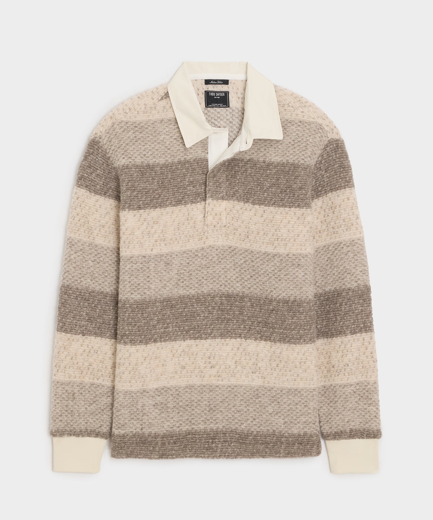 Brushed Mohair Rugby Polo