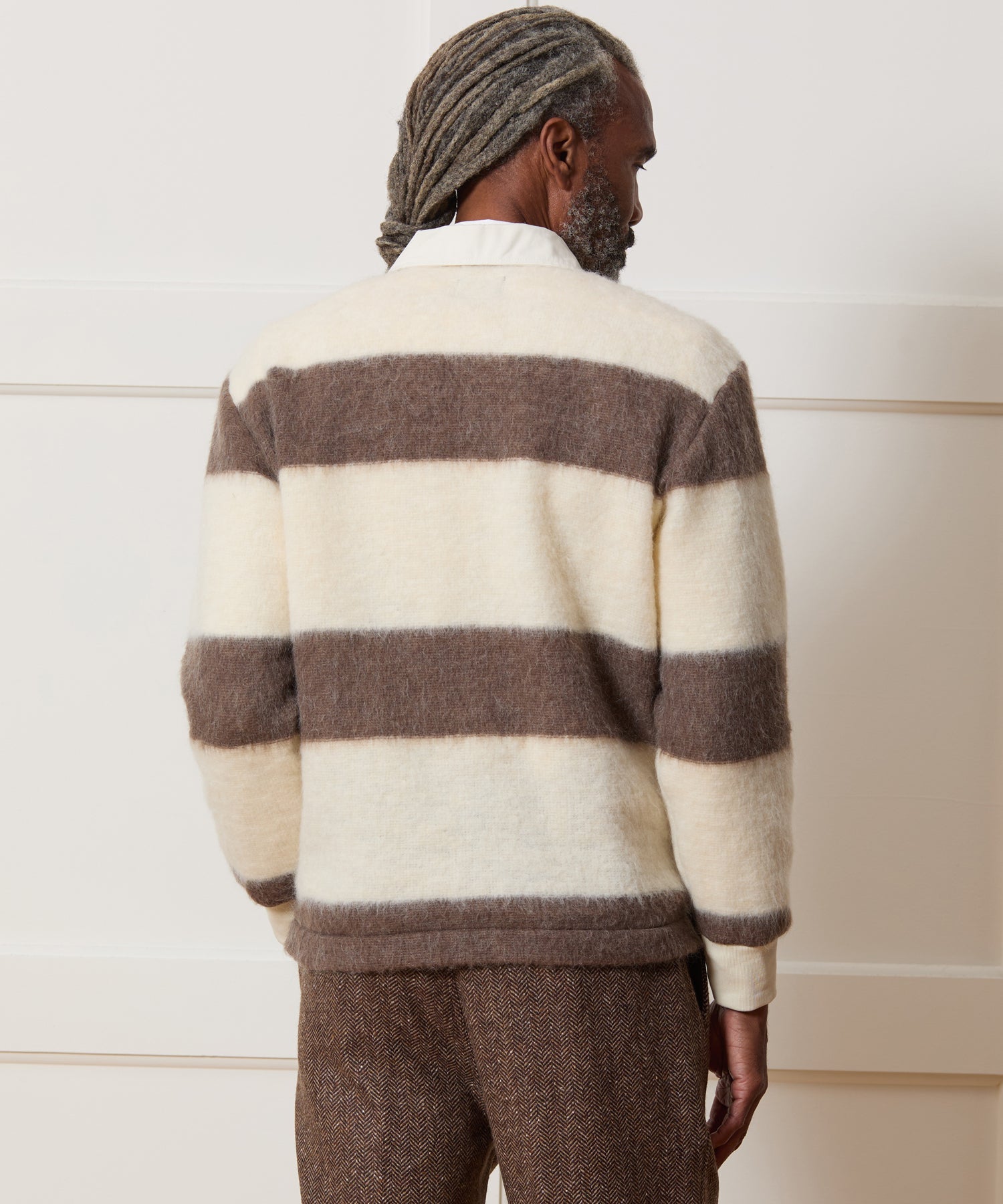 Brushed Mohair Rugby Polo - Image 5