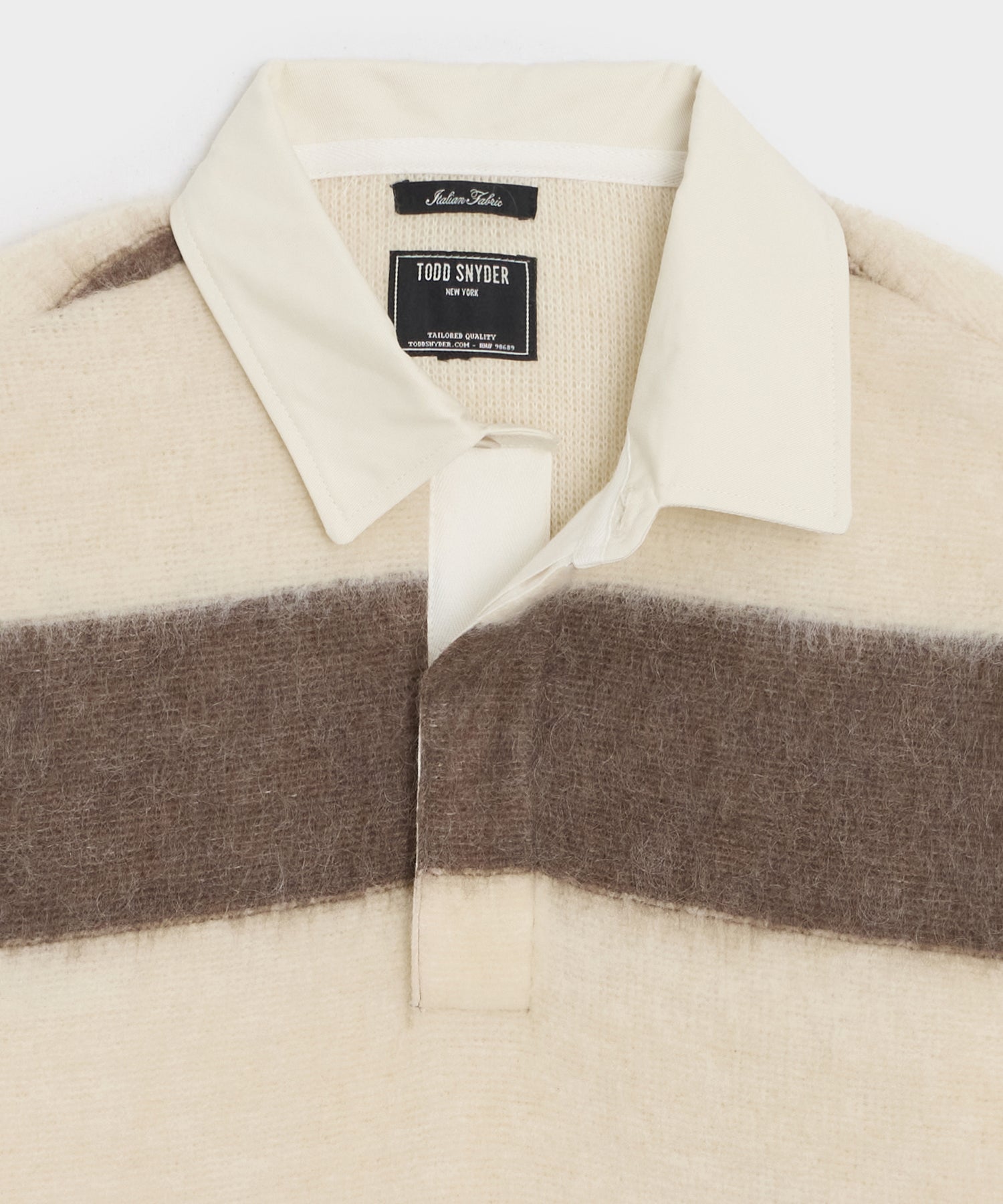 Brushed Mohair Rugby Polo - Image 6