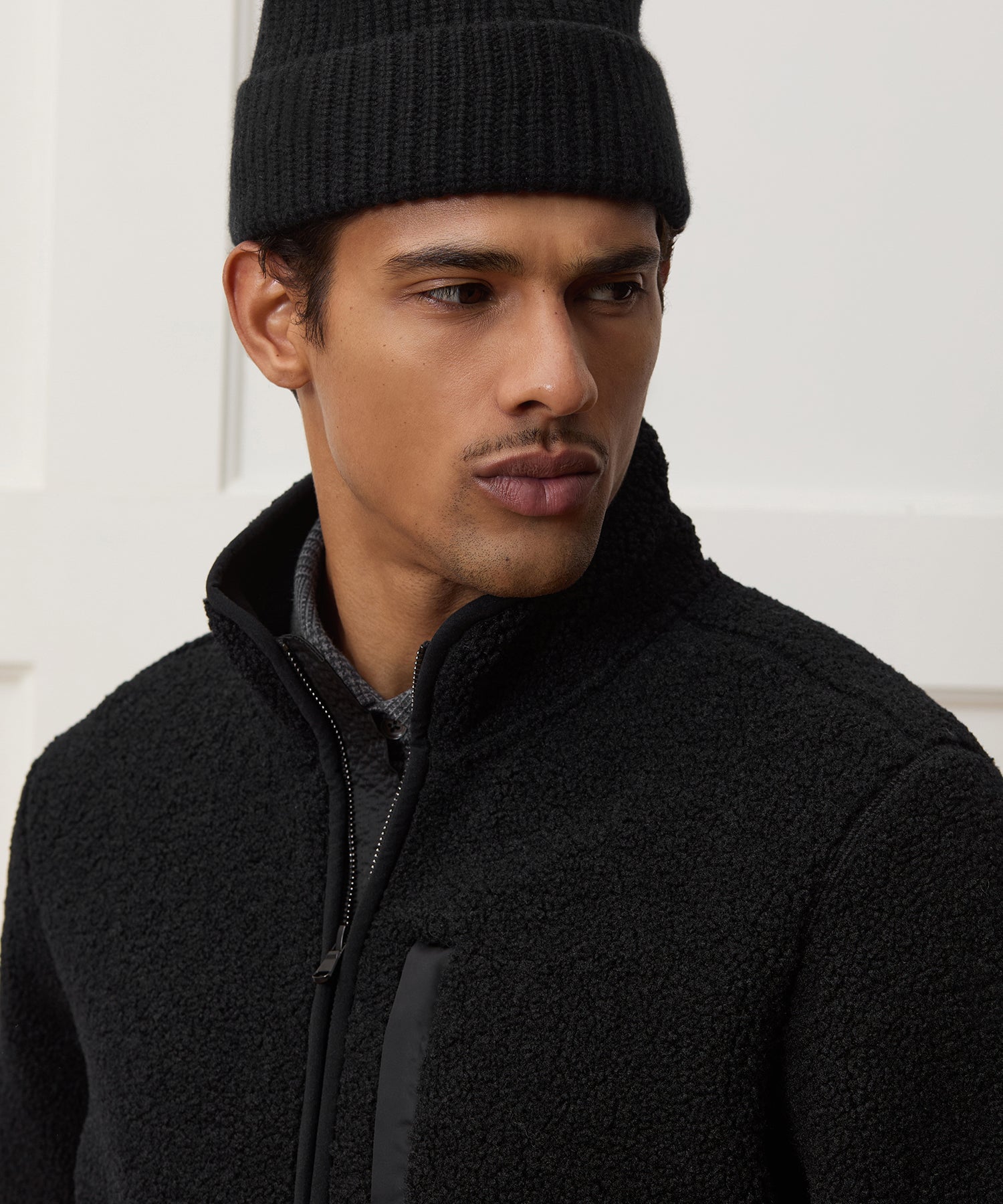 Sherpa Fleece Lodge Jacket - Image 4