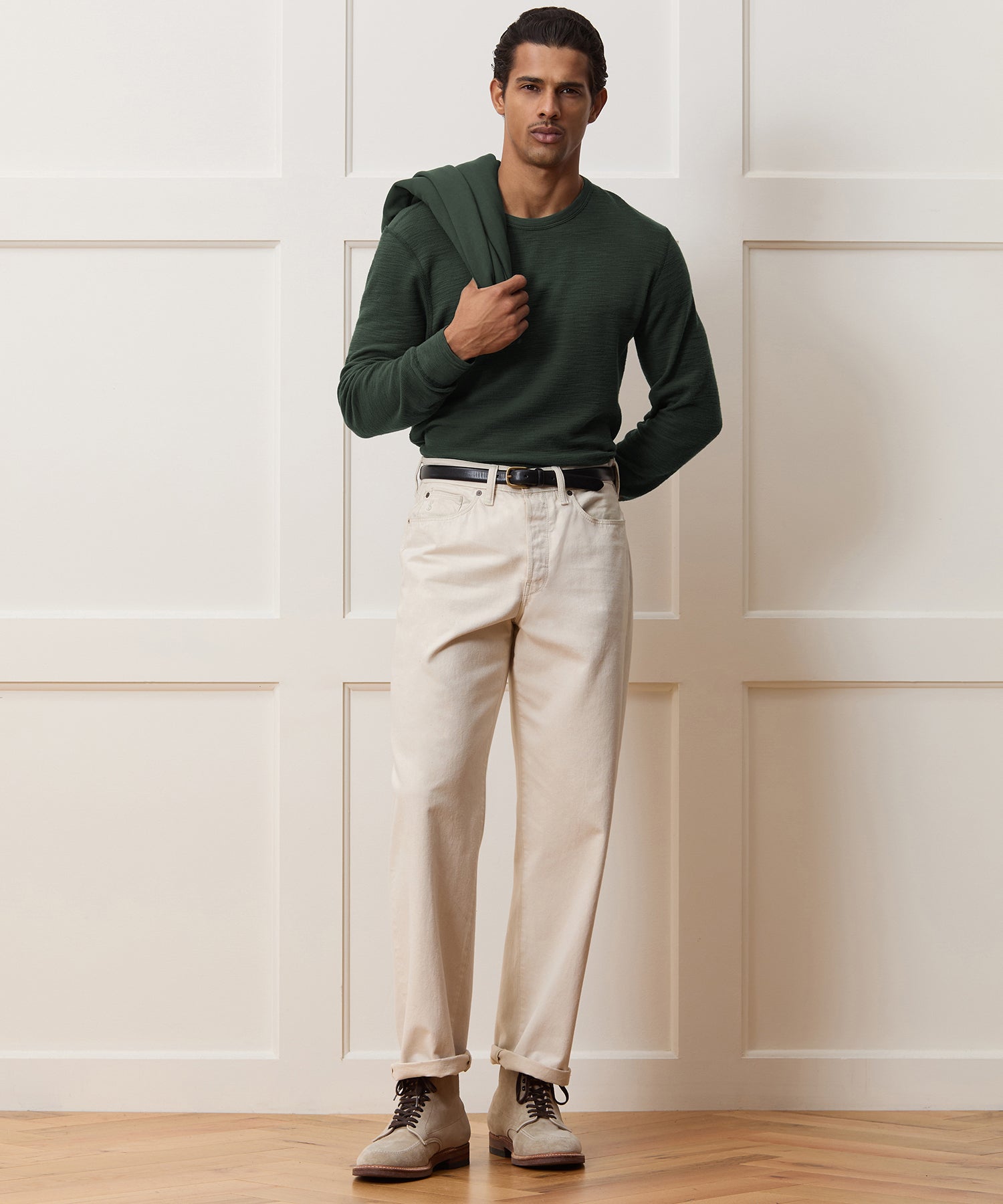 Lightweight Mini Waffle Tee - Image 3