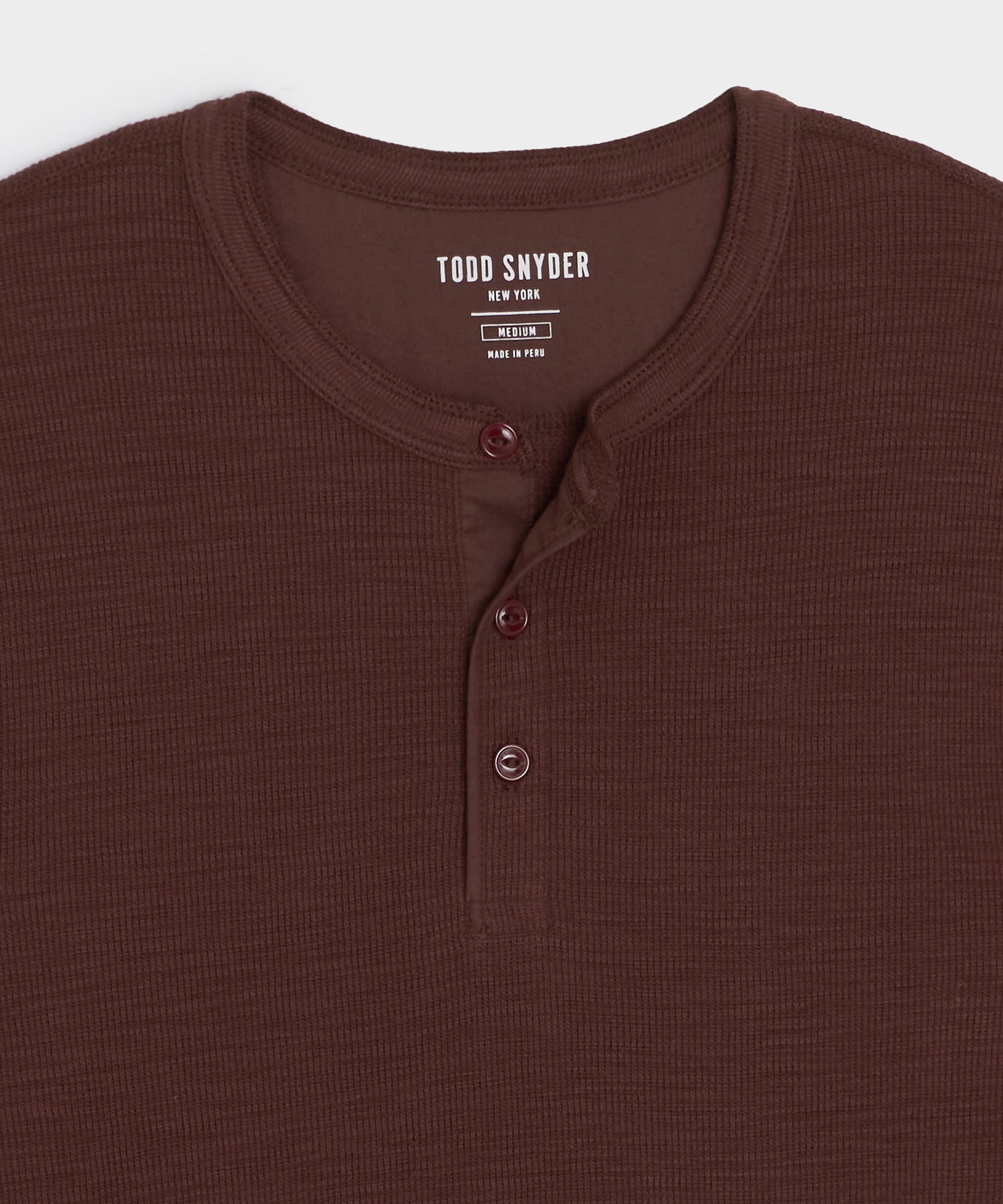 Lightweight Mini Waffle Henley - Image 6