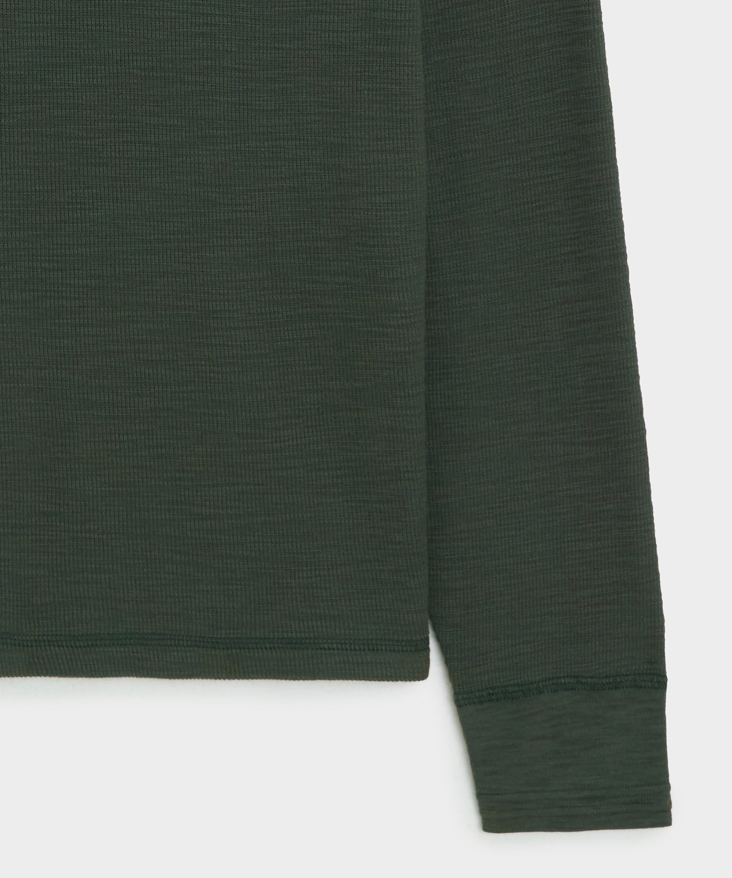 Lightweight Mini Waffle Henley - Image 7