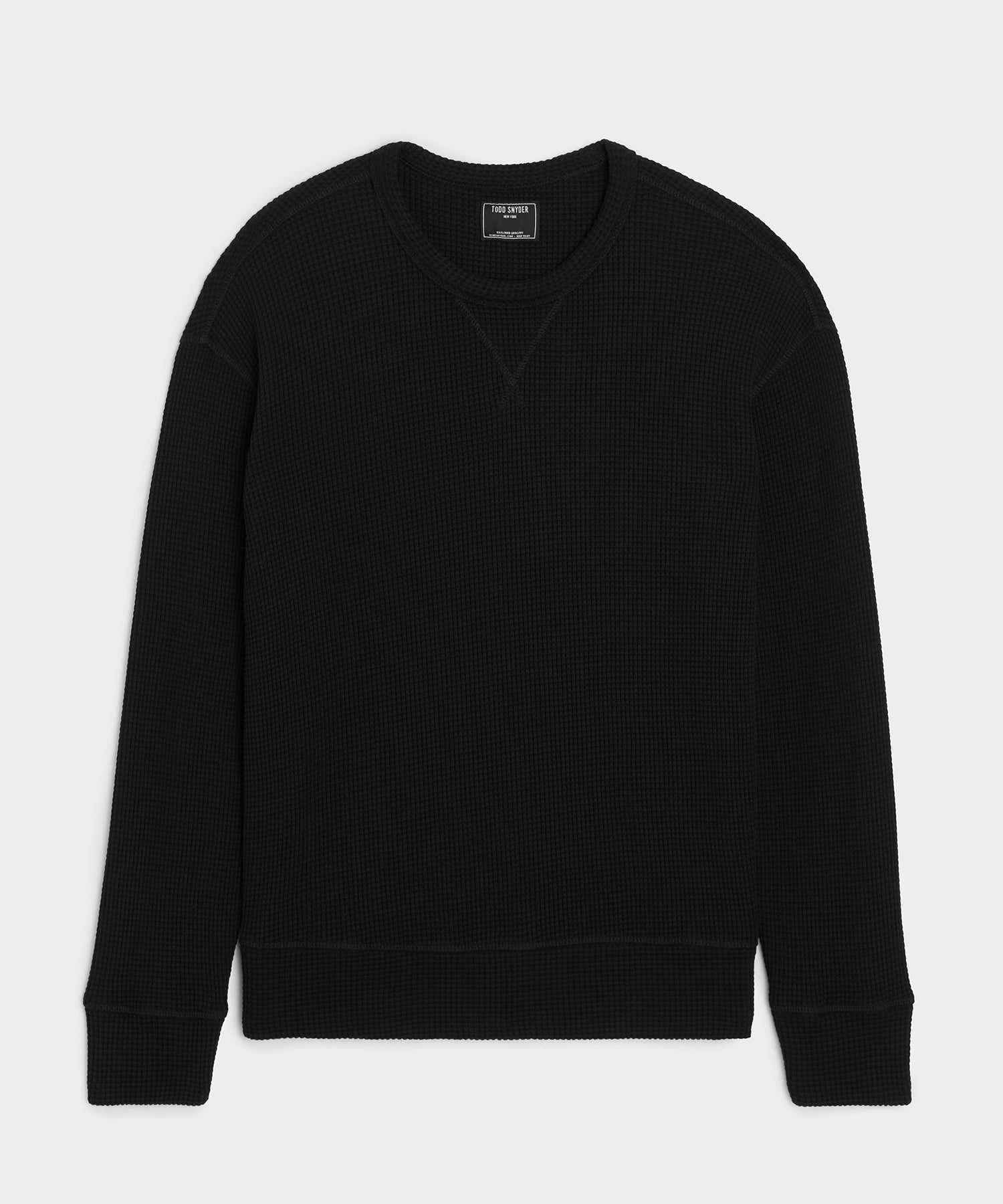 Portuguese Cotton Waffle Crewneck