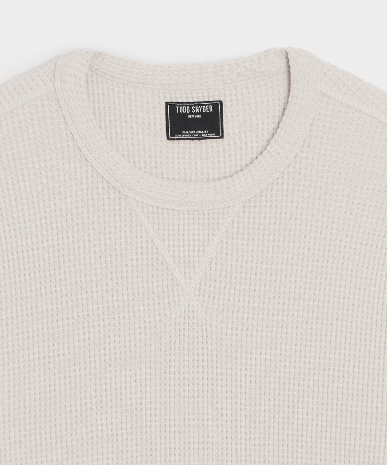 Portuguese Cotton Waffle Crewneck - Image 6