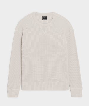 Portuguese Cotton Waffle Crewneck
