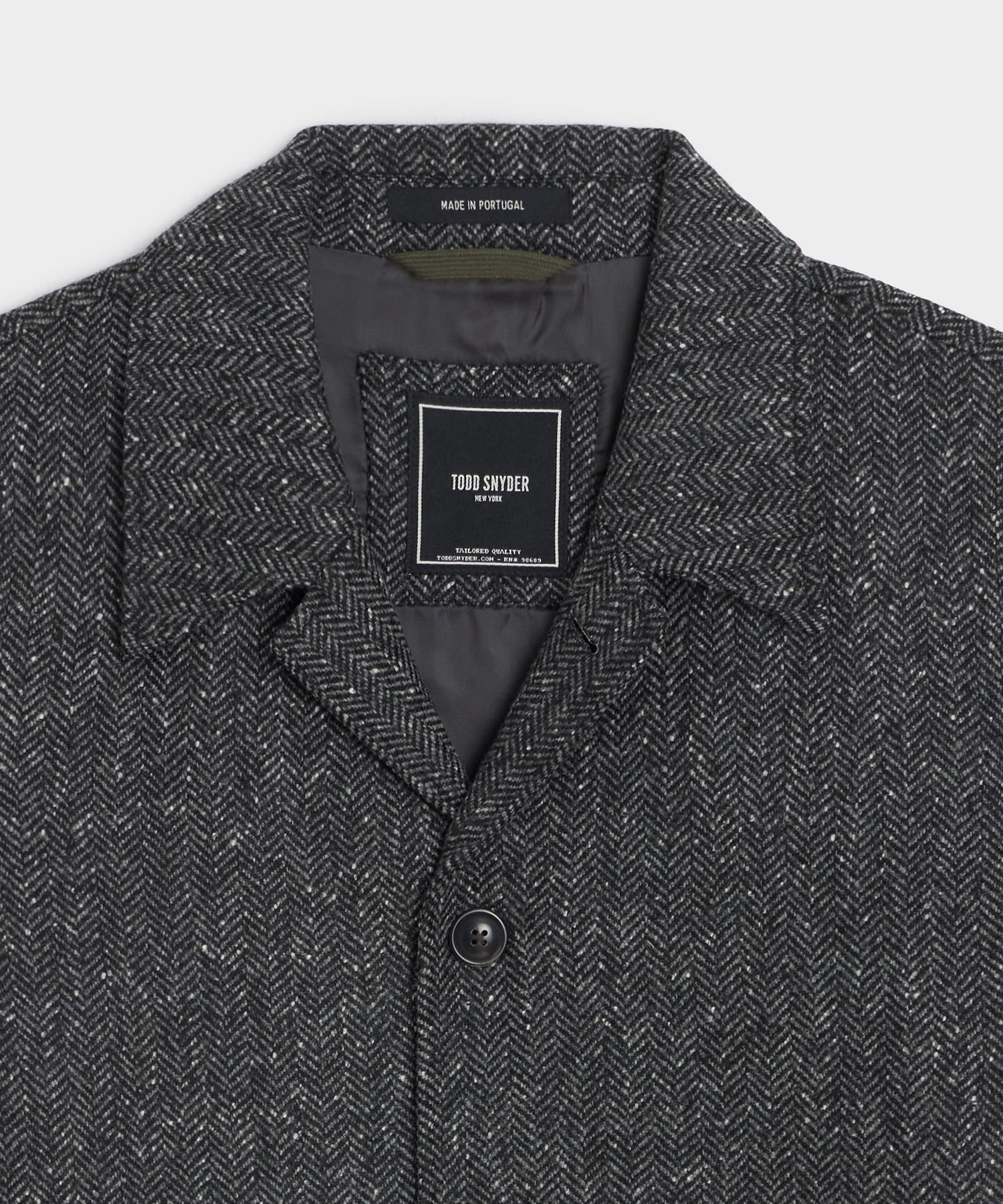 Italian Wool Herringbone Chore Coat - Image 6