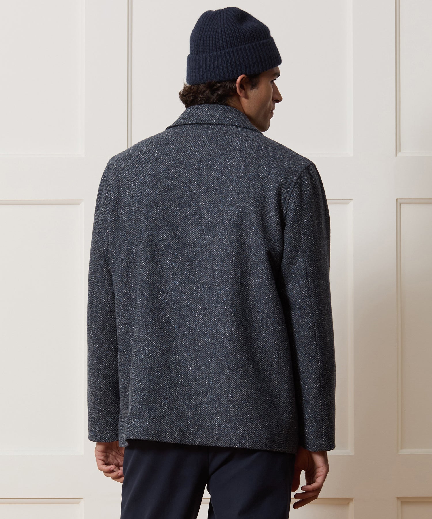 Italian Wool Herringbone Chore Coat - Image 5