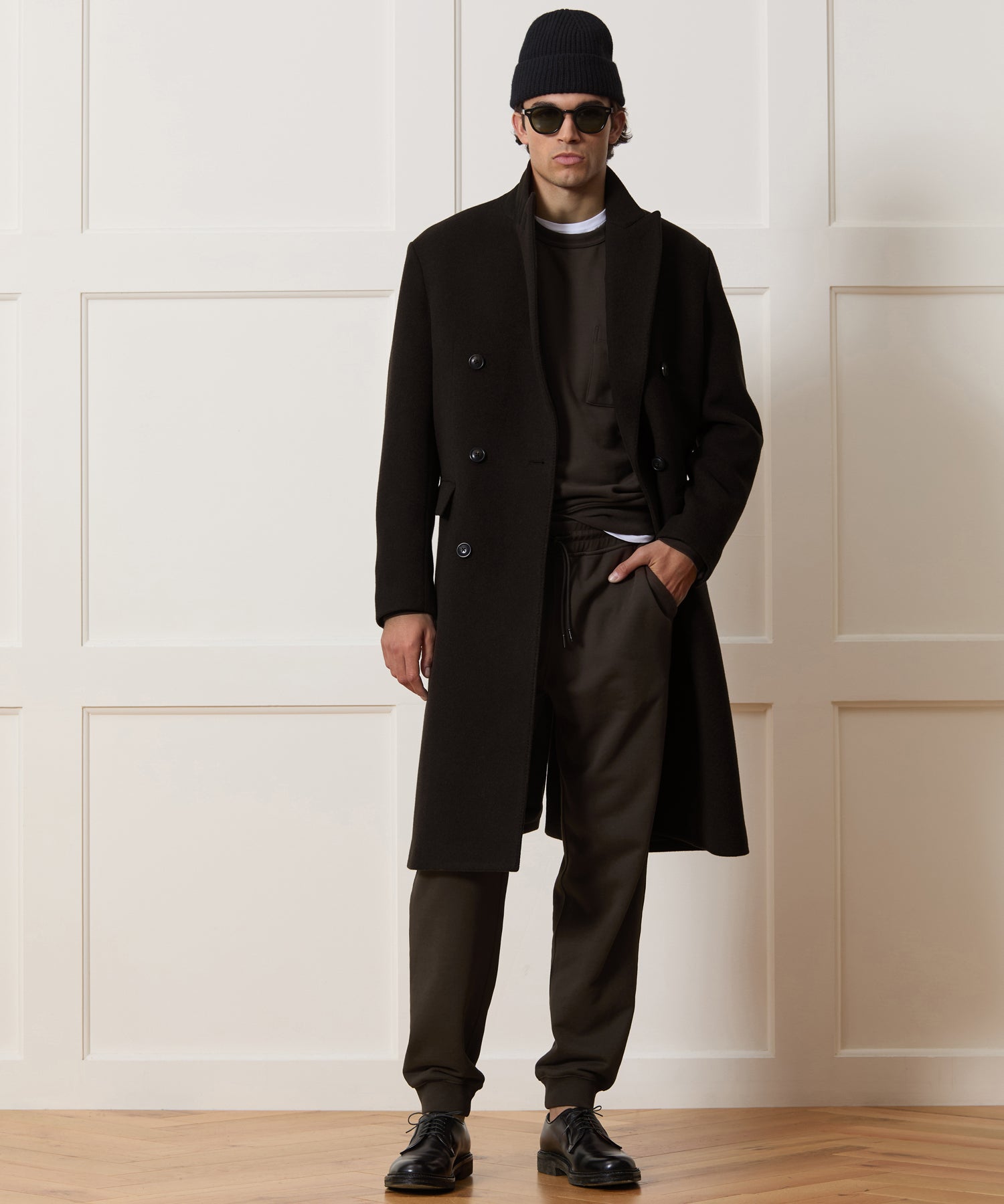 Italian Wool-Cashmere Double-Breasted Topcoat - Image 3