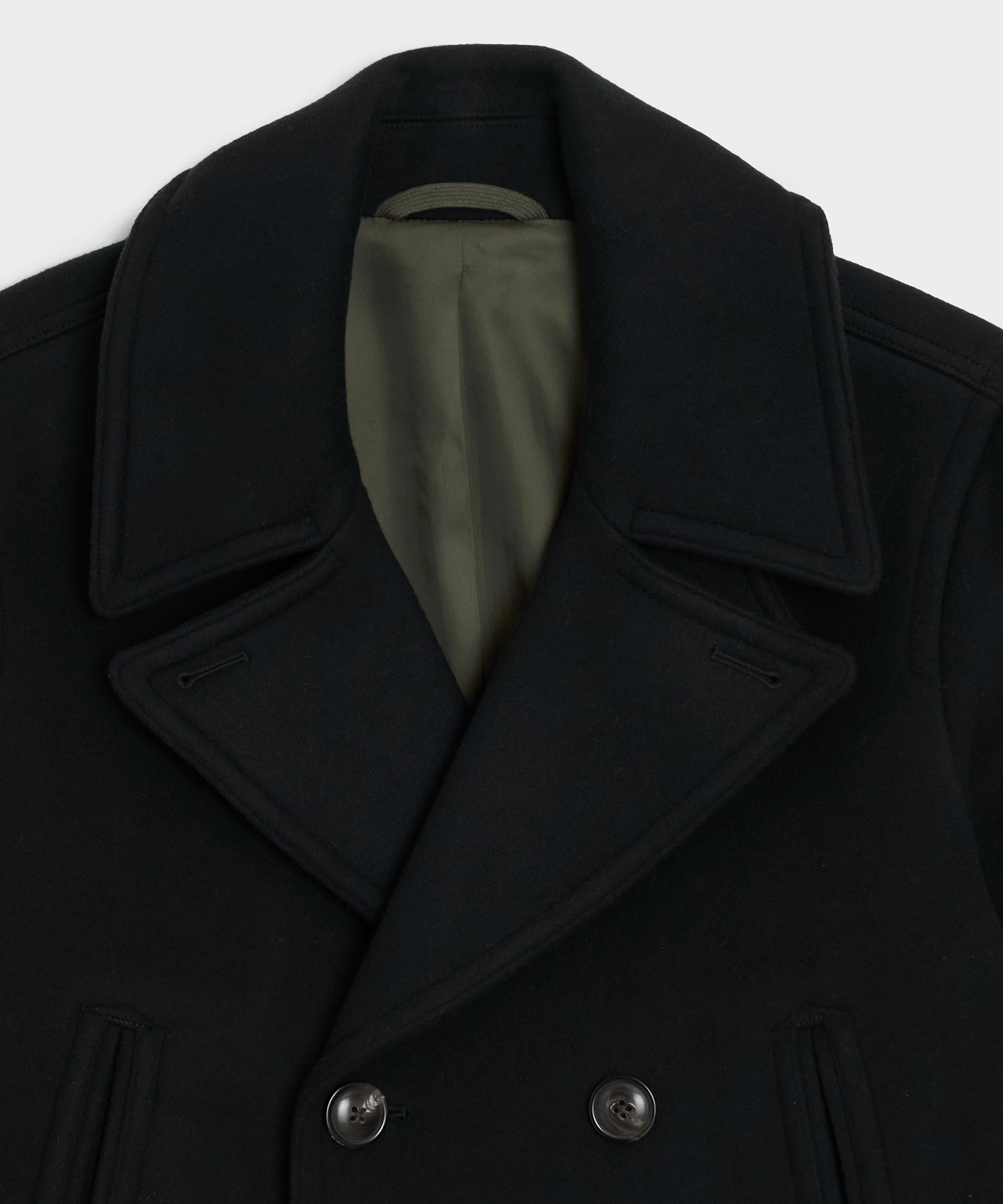 Italian Wool-Cashmere Peacoat - Image 6