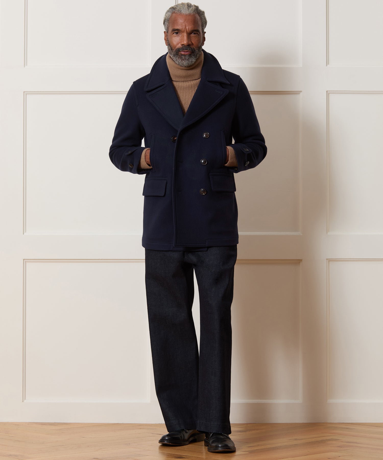 Italian Wool-Cashmere Peacoat - Image 3