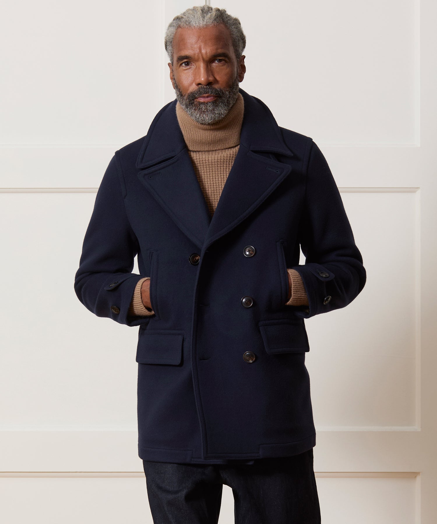 Italian Wool-Cashmere Peacoat - Image 2