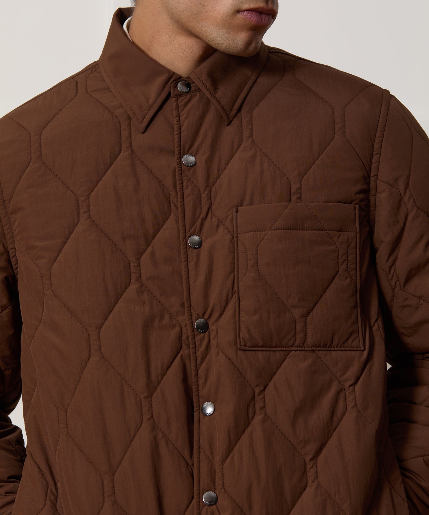 Quilted Filled Shirt Jacket - Image 4