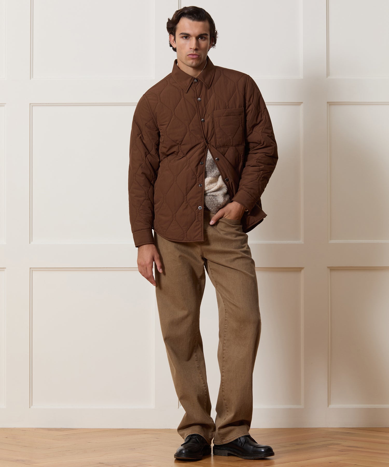 Quilted Filled Shirt Jacket - Image 3