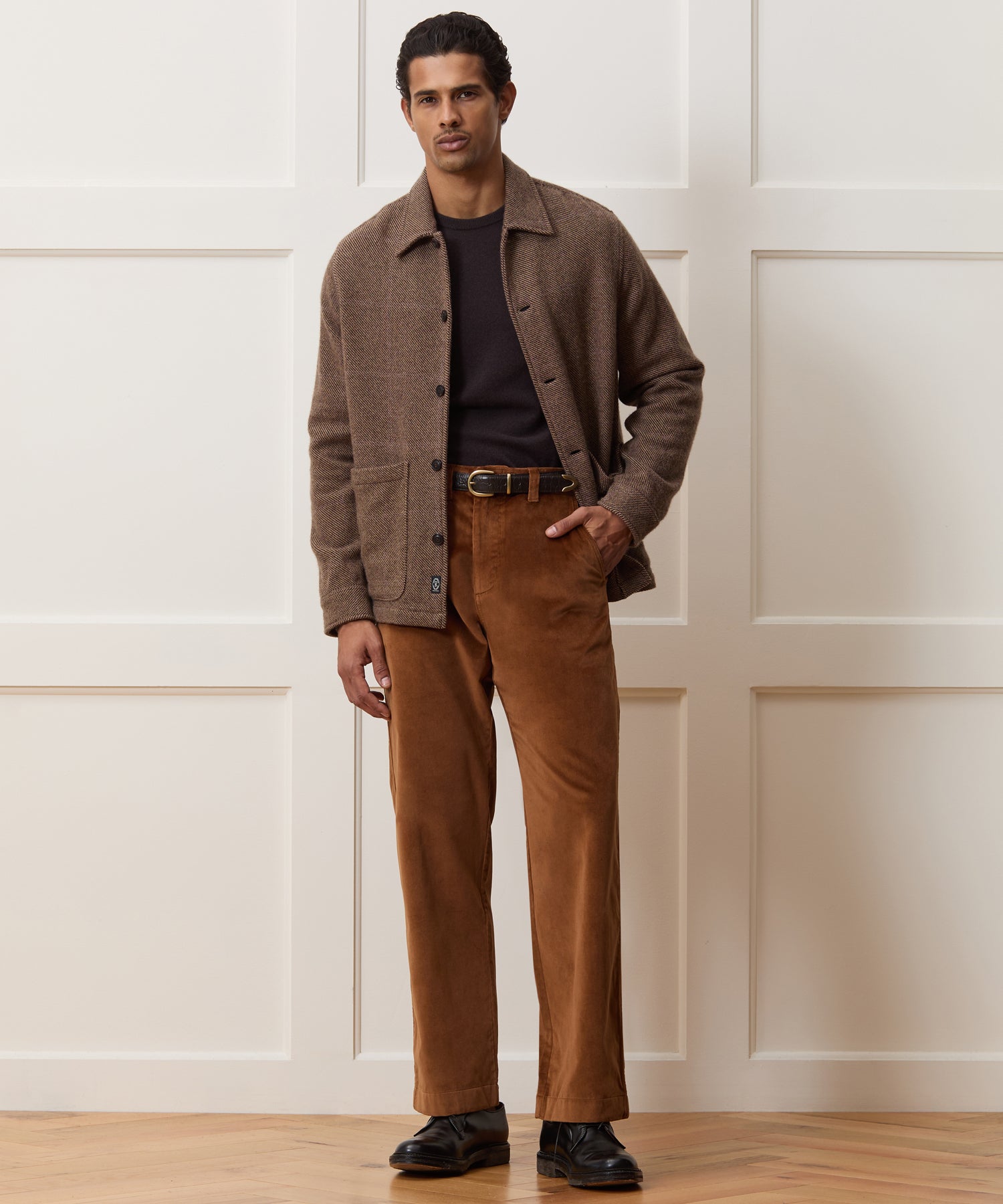 Relaxed Italian Velvet Trouser - Image 3
