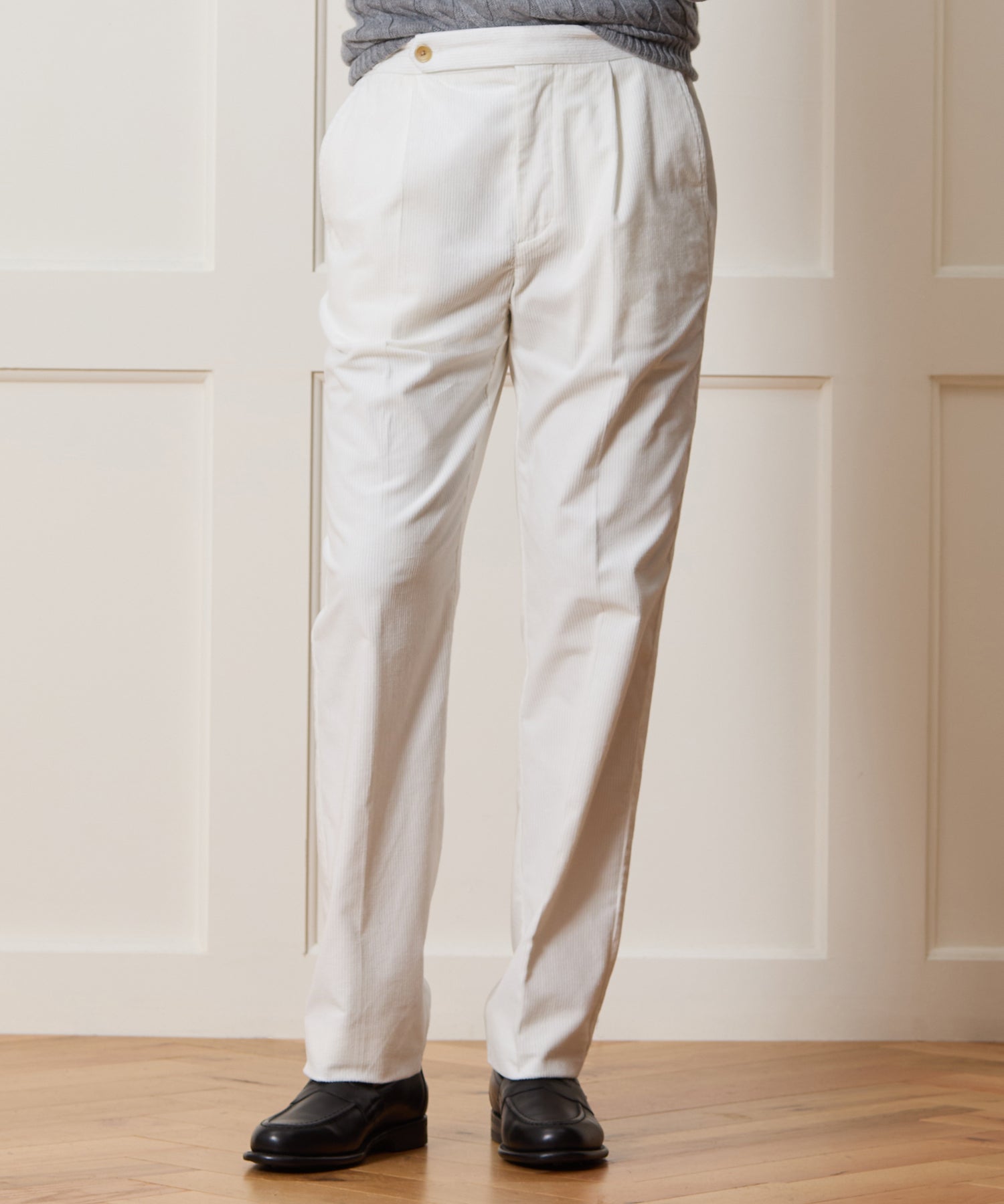 Italian Corduroy Side Tab Trouser - Image 2