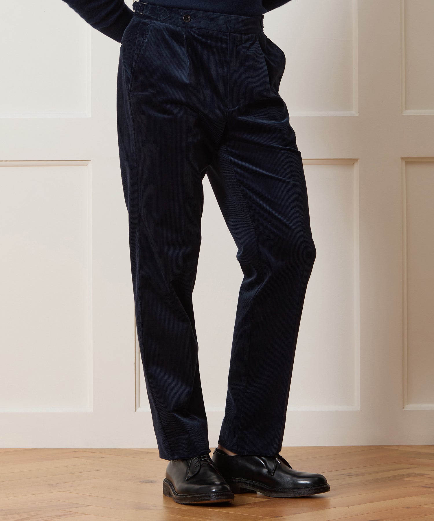 Italian Corduroy Side Tab Trouser - Image 2
