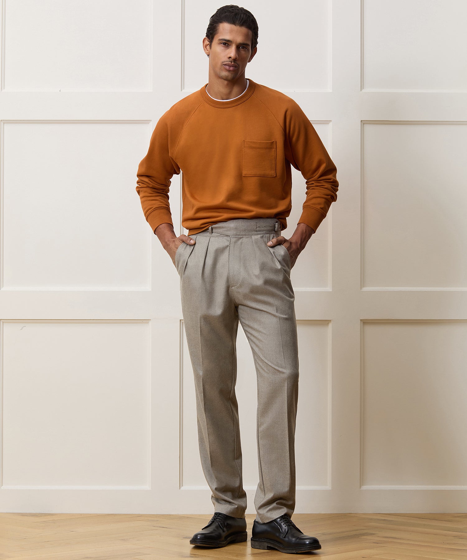 Italian Flannel Gurkha Trouser - Image 3