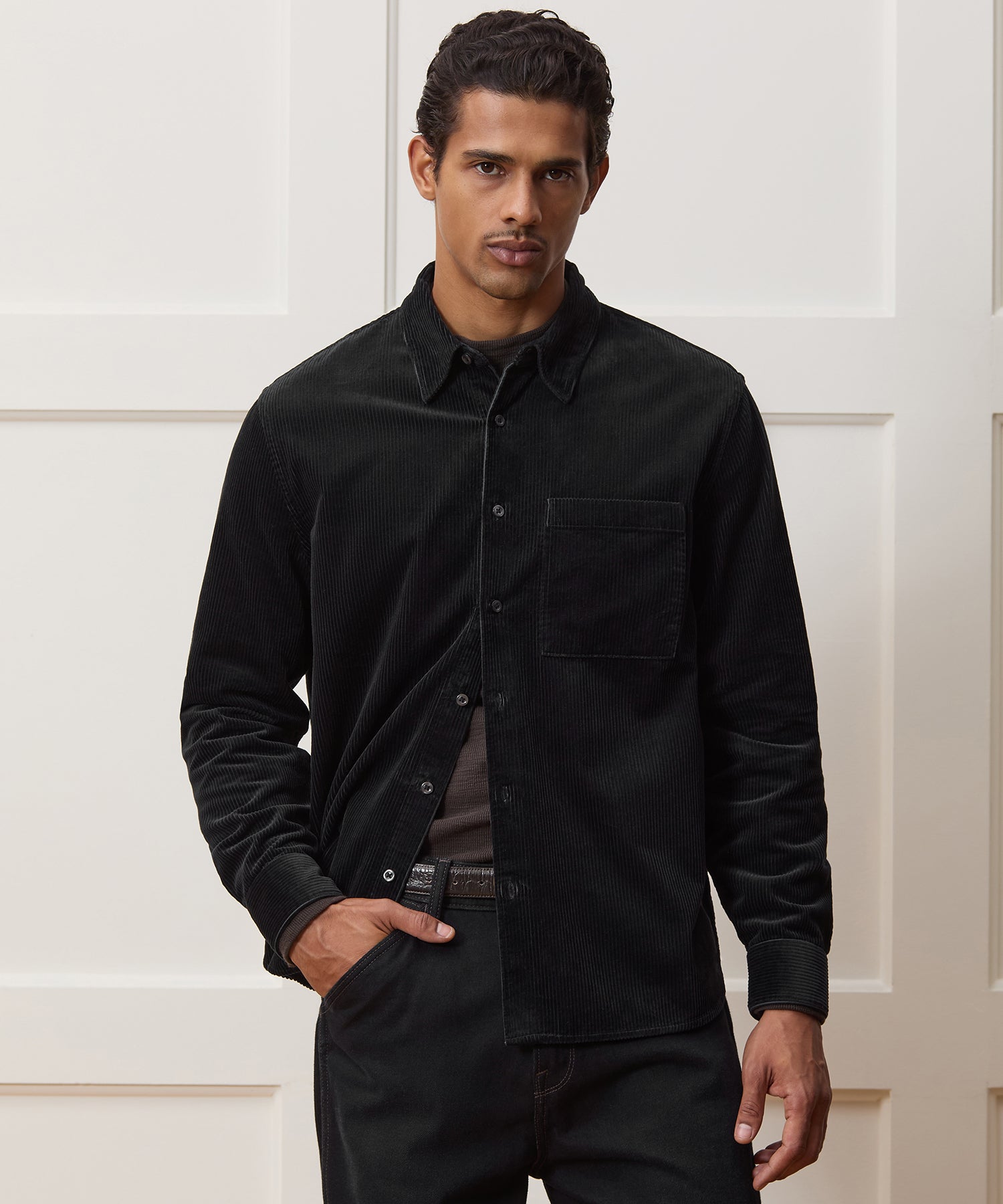 Corduroy Big Shirt - Image 2