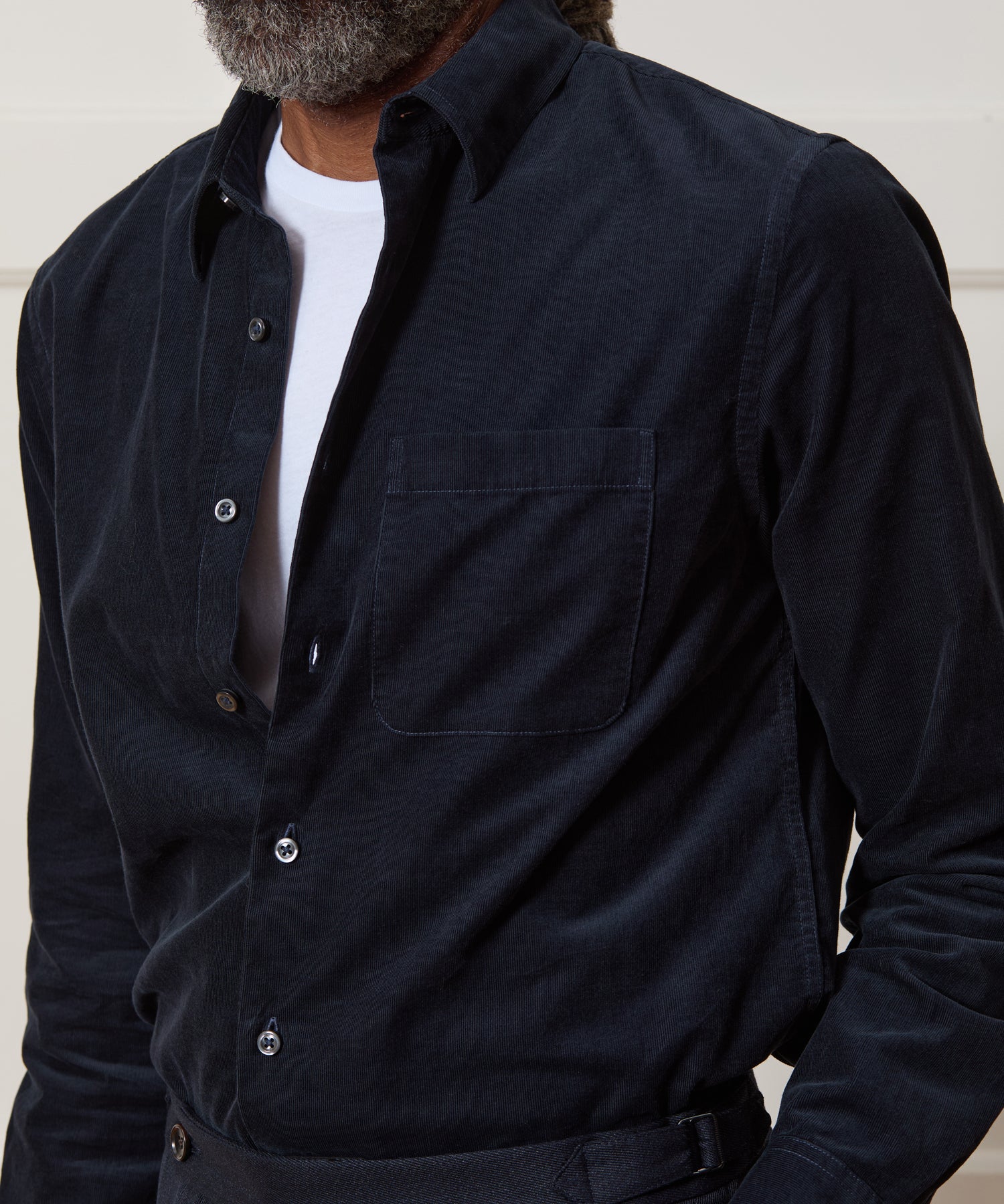 Corduroy Point Collar Shirt - Image 4