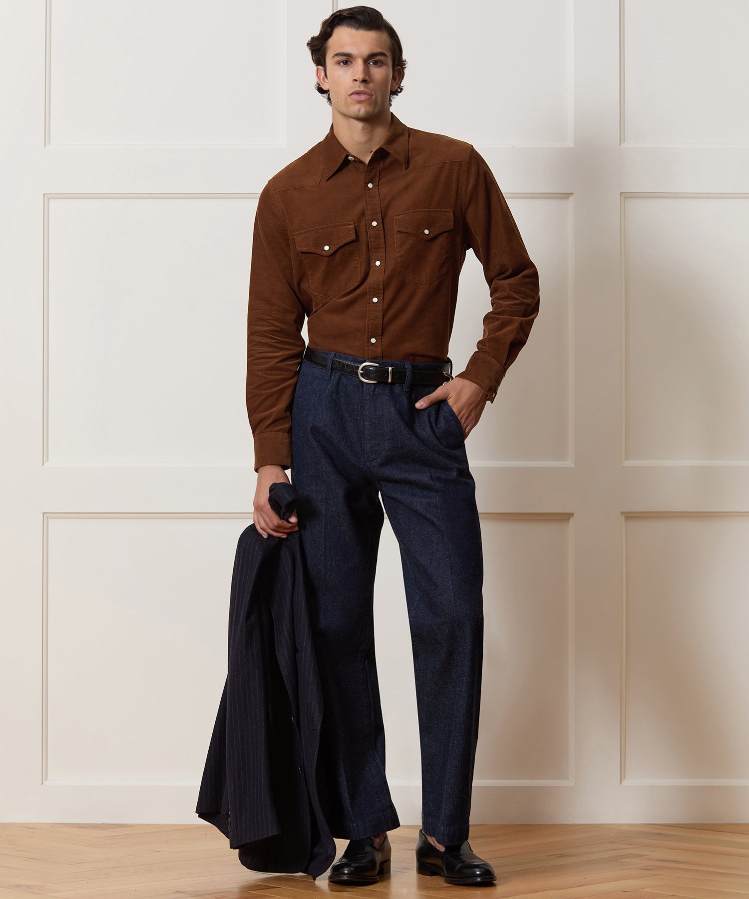 Corduroy Western Shirt - Image 3