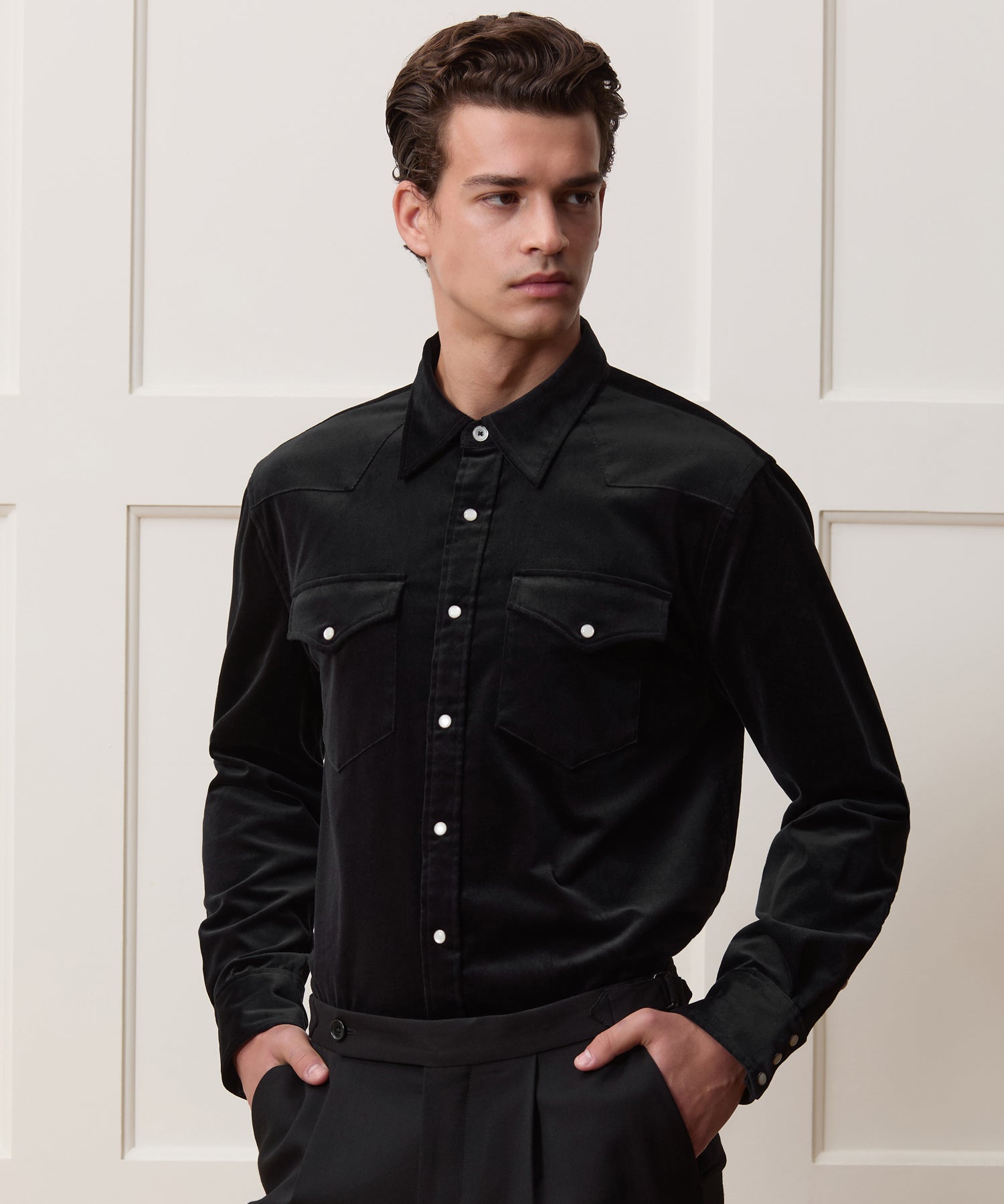 Velvet Western Shirt - Image 2
