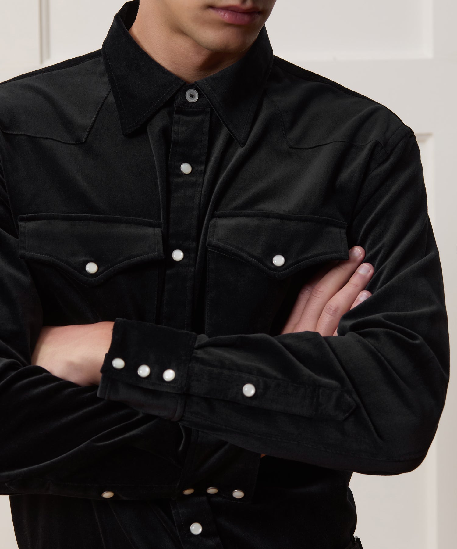 Velvet Western Shirt - Image 4