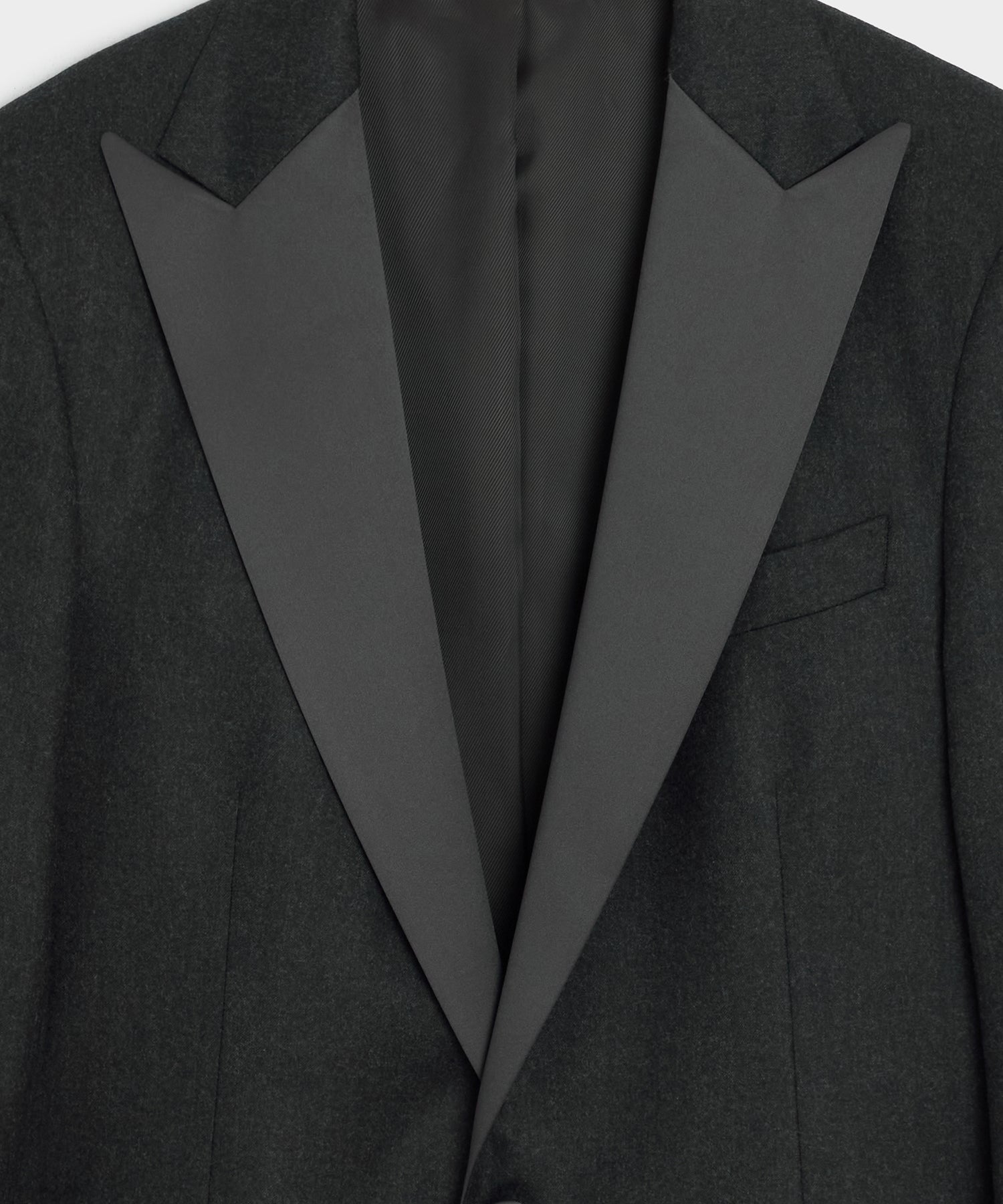 Italian Flannel Tuxedo Jacket - Image 6