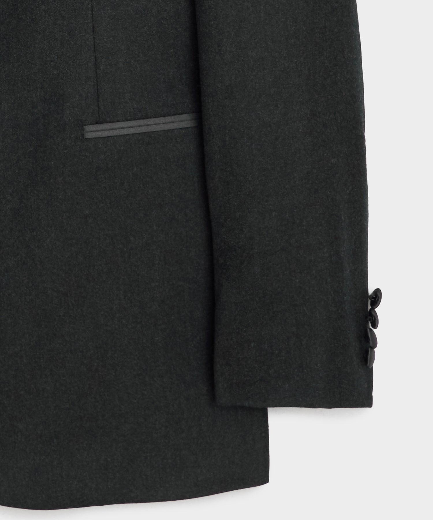 Italian Flannel Tuxedo Jacket - Image 7