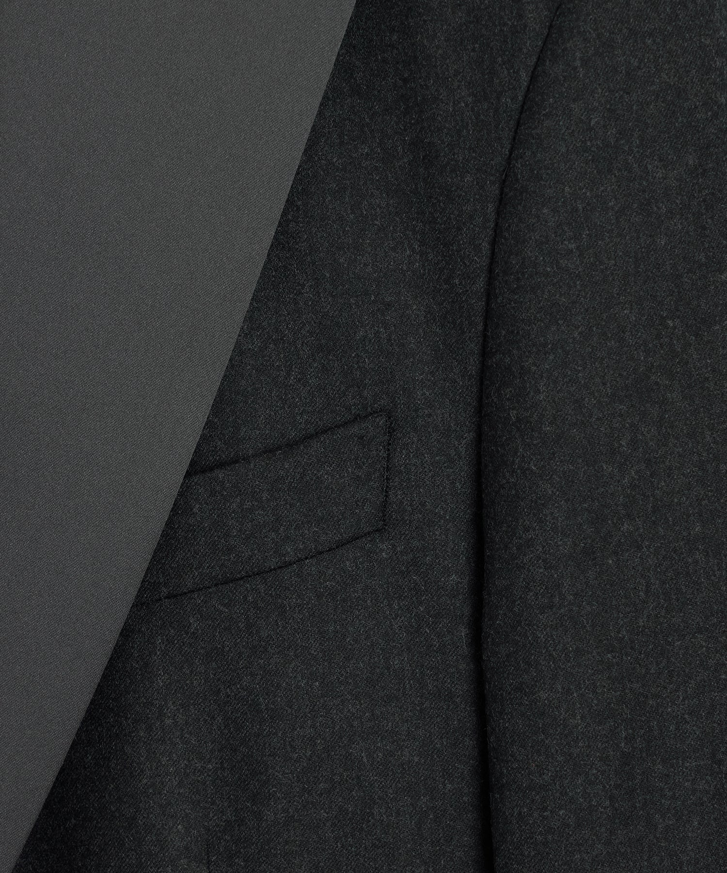 Italian Flannel Tuxedo Jacket - Image 8