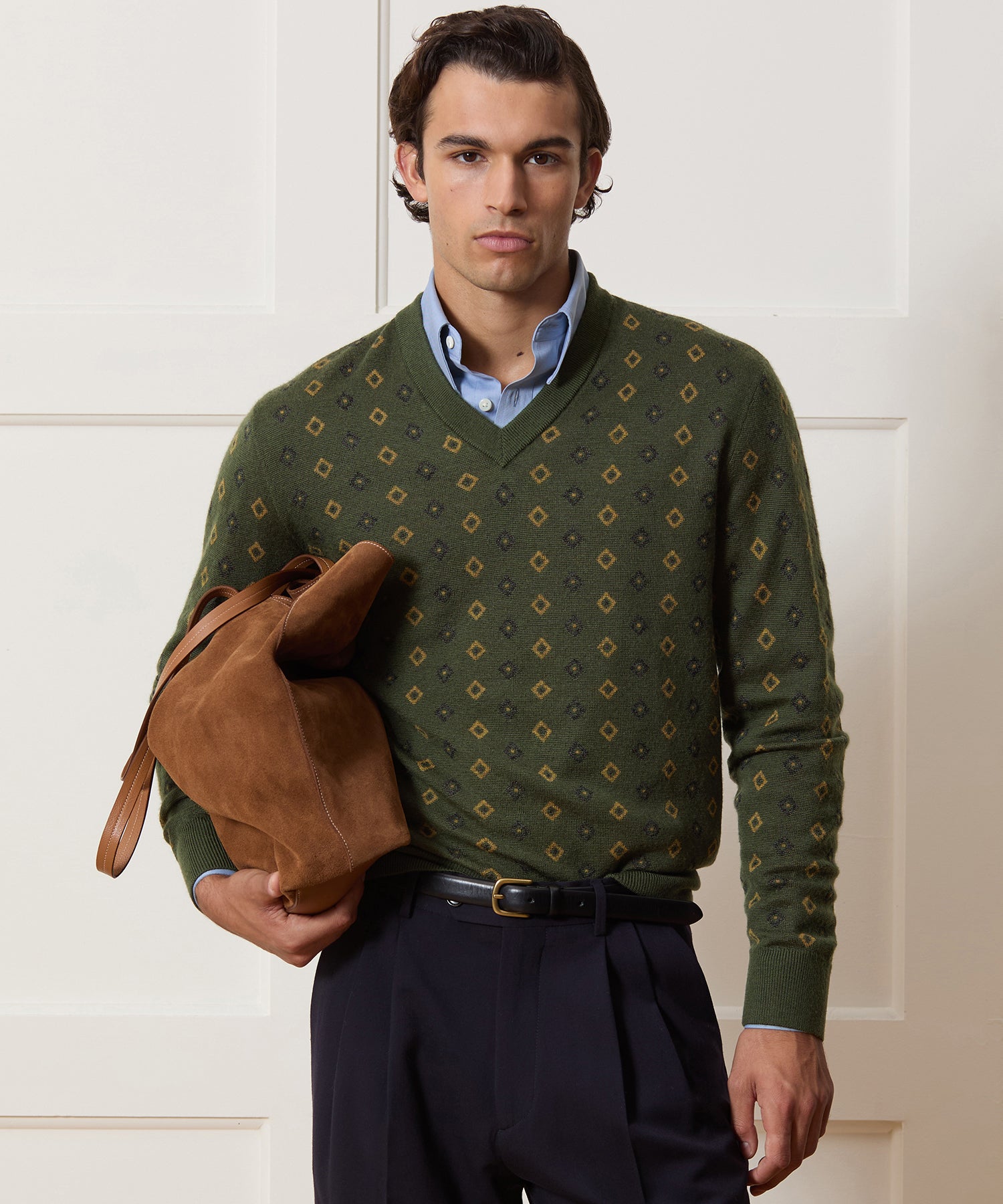 Merino V-Neck Sweater - Image 2